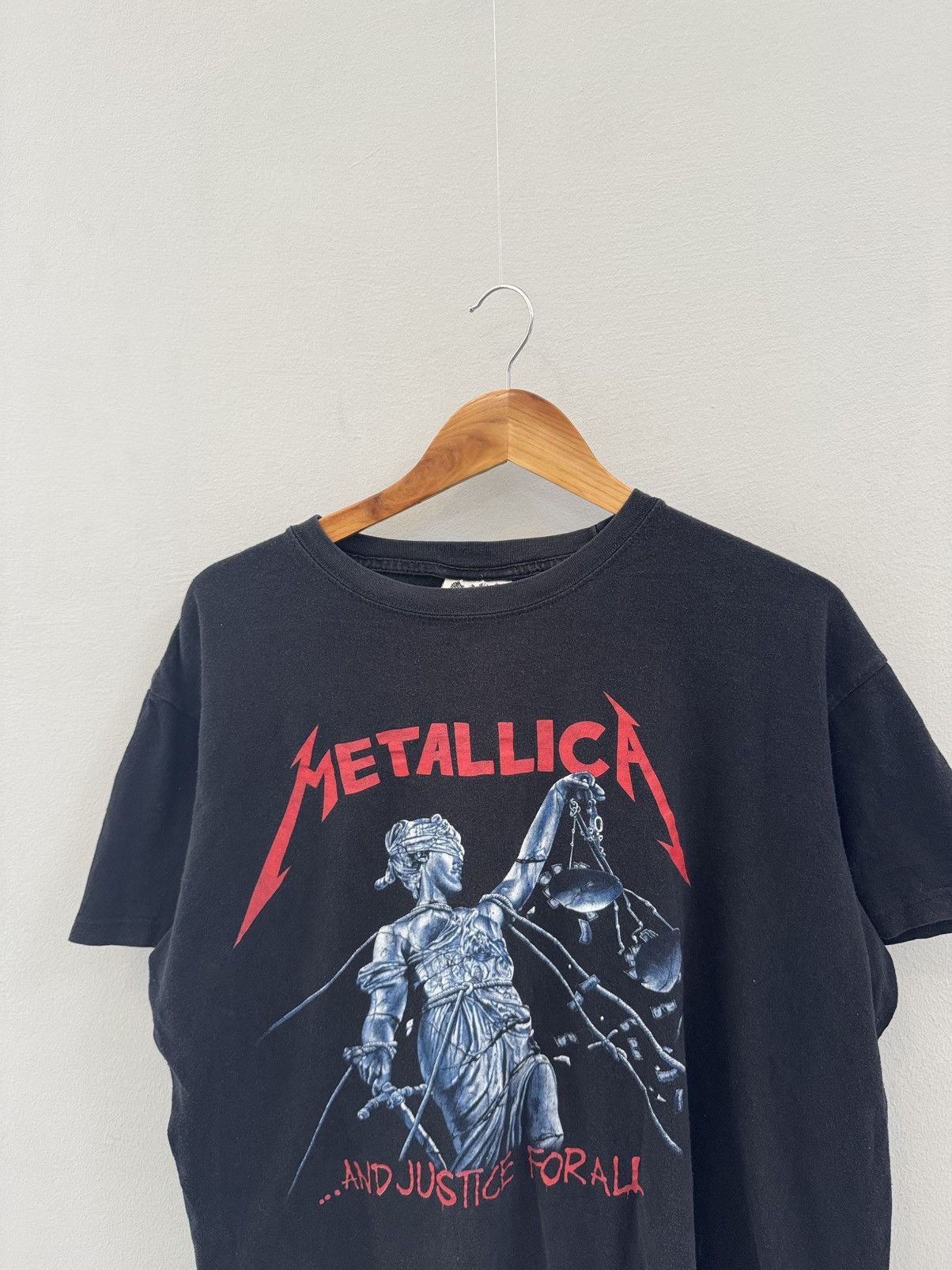 Band Tees × Metallica × Vintage Vintage 90s Metallica And Justice For All Shirt Size US M / EU 48-50 / 2 - 2 Thumbnail