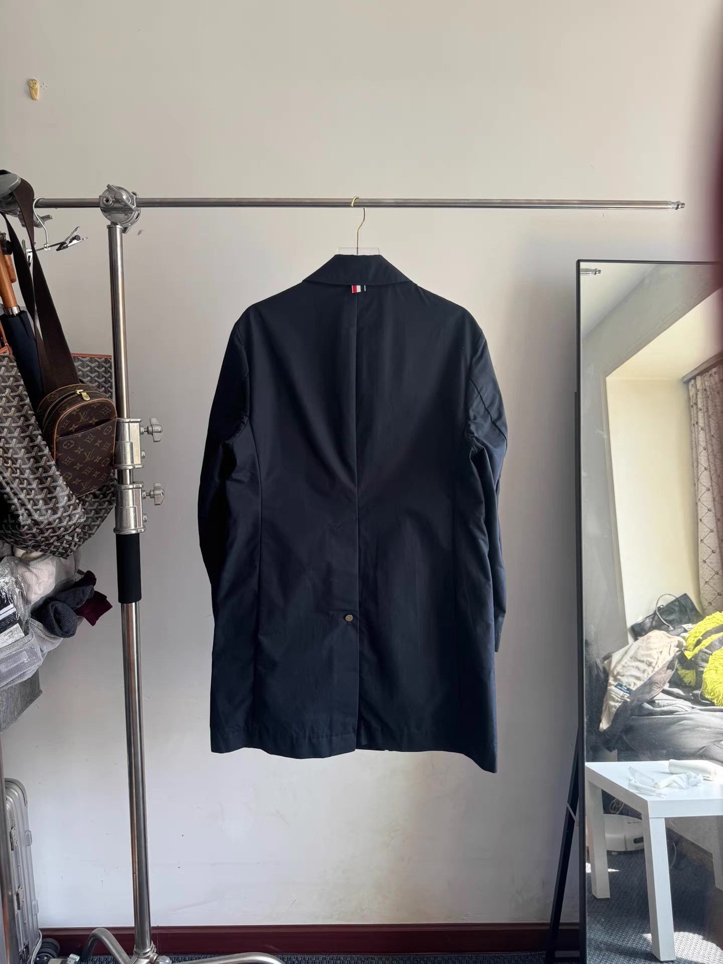 Thom Browne Thom Browne Navy Trench Coat Q17 Size US M / EU 48-50 / 2 - 2 Thumbnail