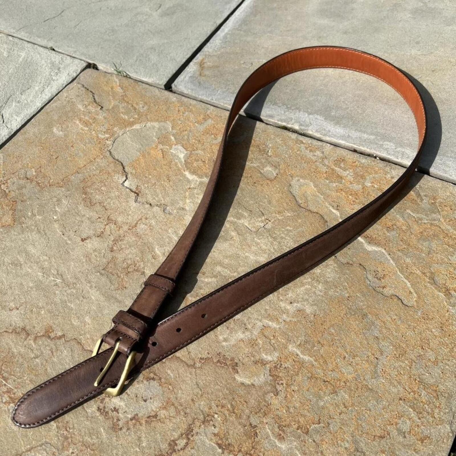 Coach Vintage Y2K Coach Minimalist Brown Leather Belt Size ONE SIZE - 1 Thumbnail