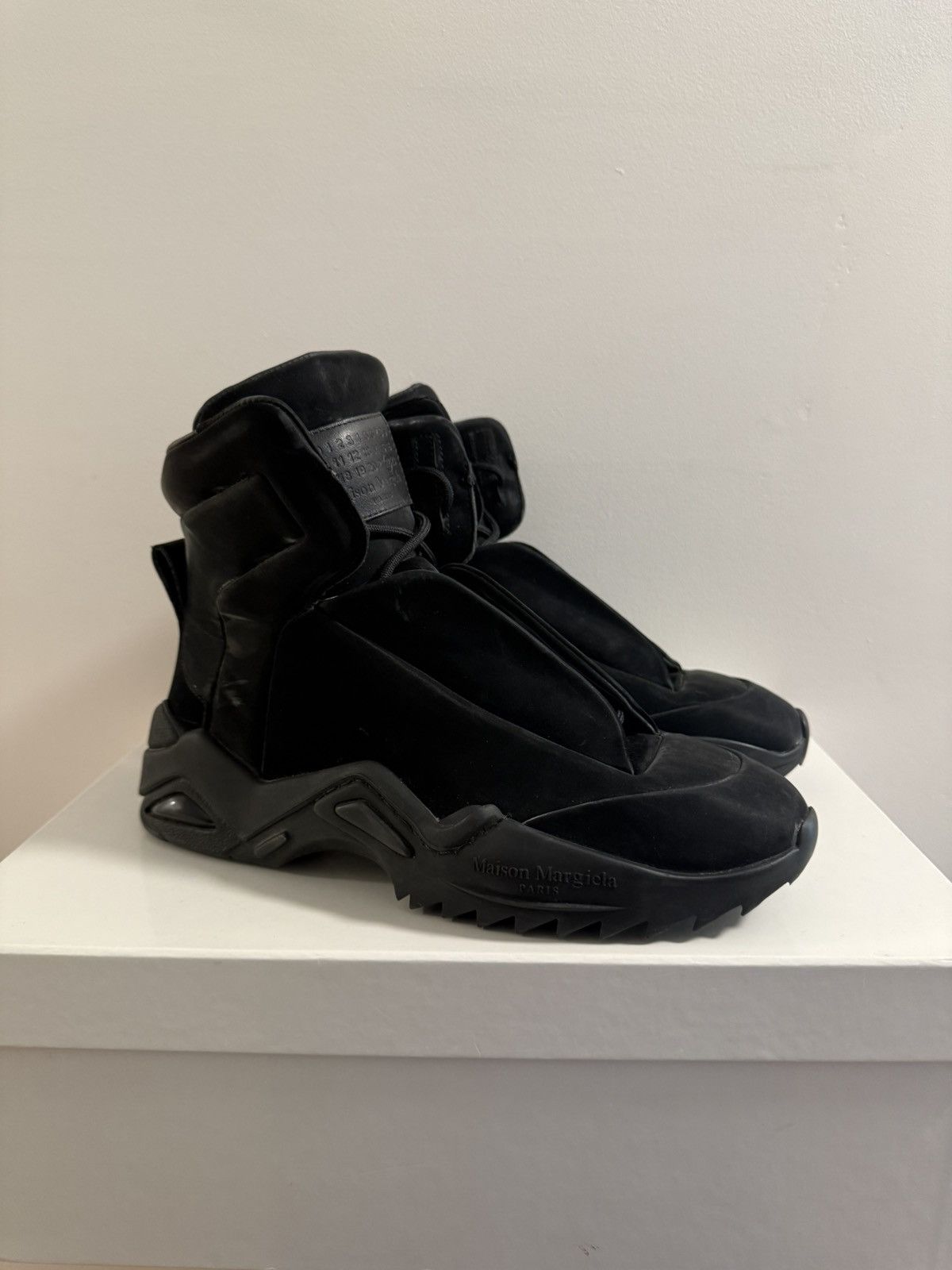 Maison Margiela New Future Vinyl Leather Hiking Sneaker