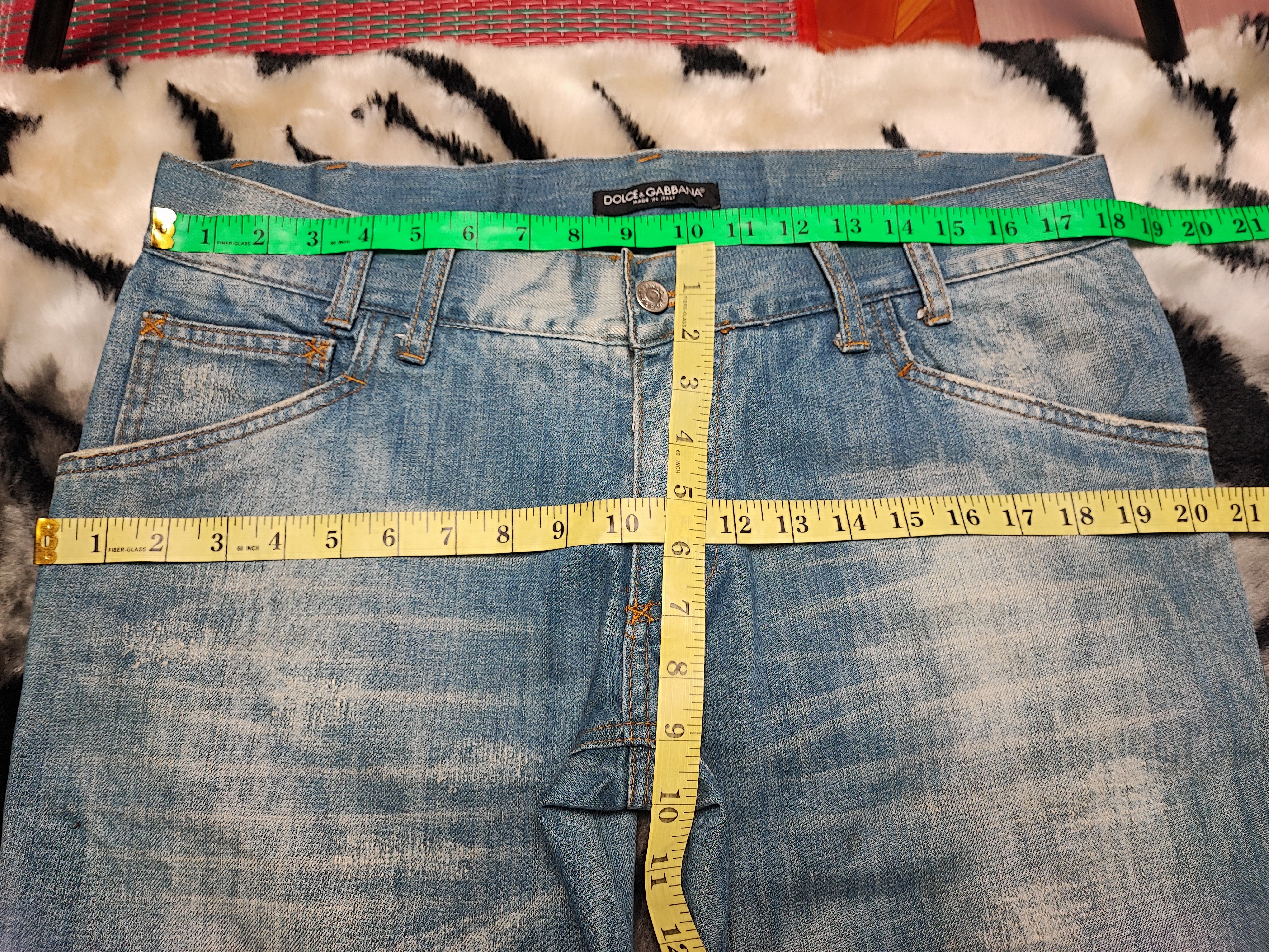 Dolce & Gabbana D&G Dolce&Gabbana Logo Jeans DISTRESSED Pants Size US 36 / EU 52 - 4 Thumbnail