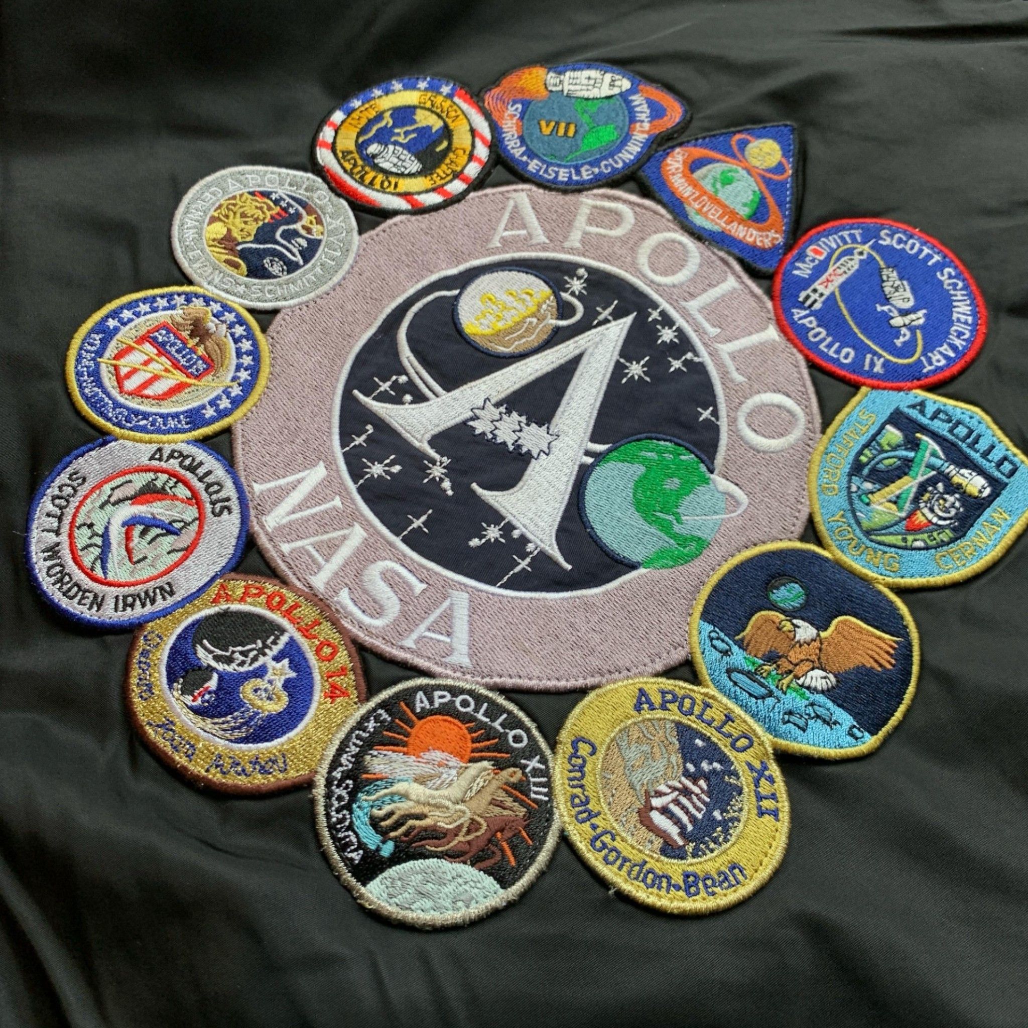 Alpha Industries Alpha Industries Apollo MA-1 Flight Jacket with NASA Size US XL / EU 56 / 4 - 3 Thumbnail