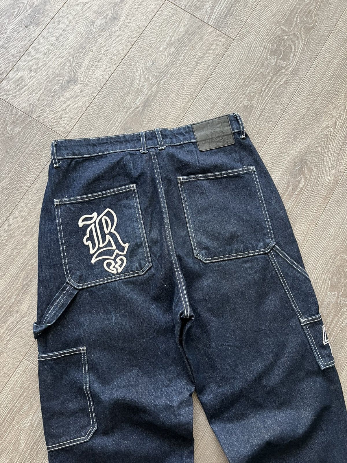 Vintage Y2K Baggy Jeans Carpenter Pants Y2K Streetwear Embroidered Size US 32 / EU 48 - 3 Thumbnail
