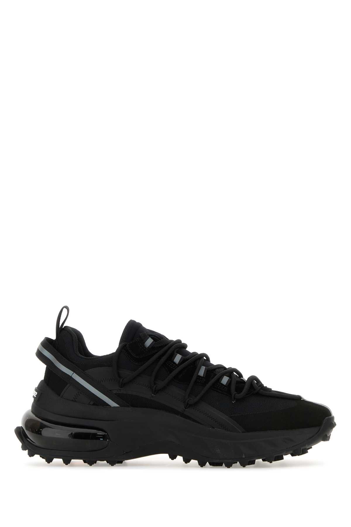 image of Dsquared2 Black Fabric Bubble Sneakers, Men's (Size 10)