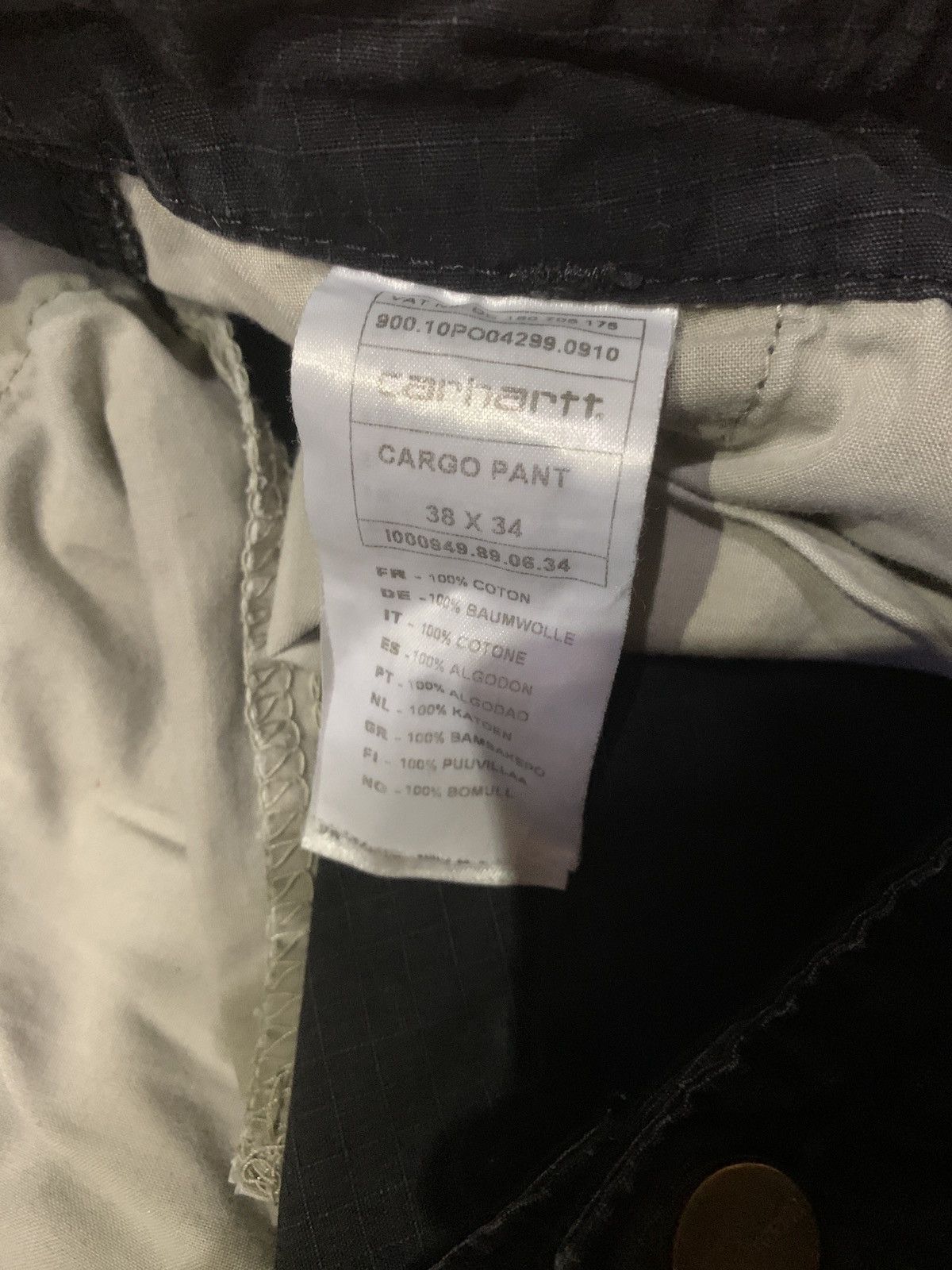 Carhartt Carhartt Black Military Workwear Baggy Pants x sk8 Size US 38 / EU 54 - 4 Thumbnail
