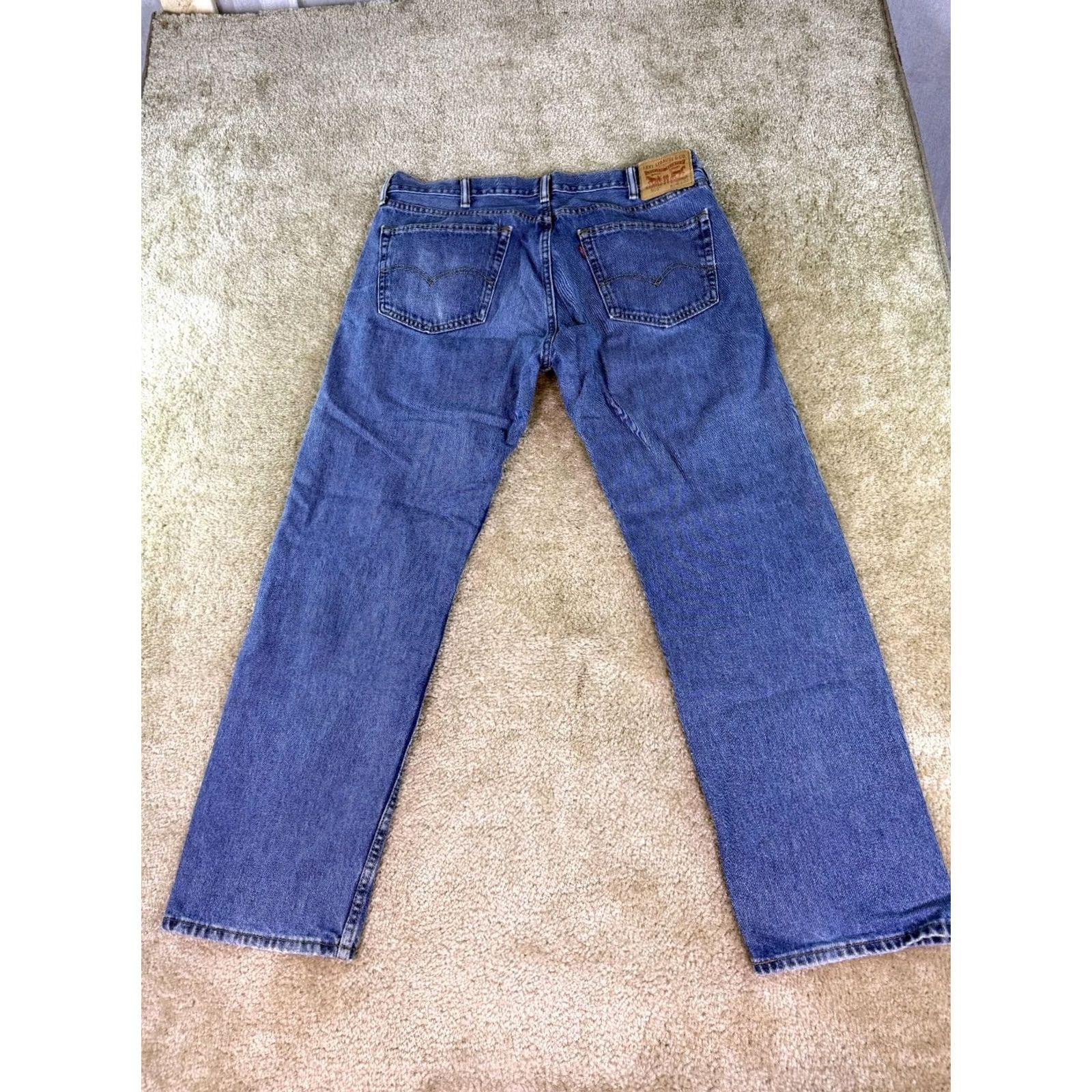 Levi's VINTAGE Levi's 505 Jeans Men's Regular Straight Fit Blue Medium Wash 38x30 Y2K Size US 38 / EU 54 - 4 Thumbnail