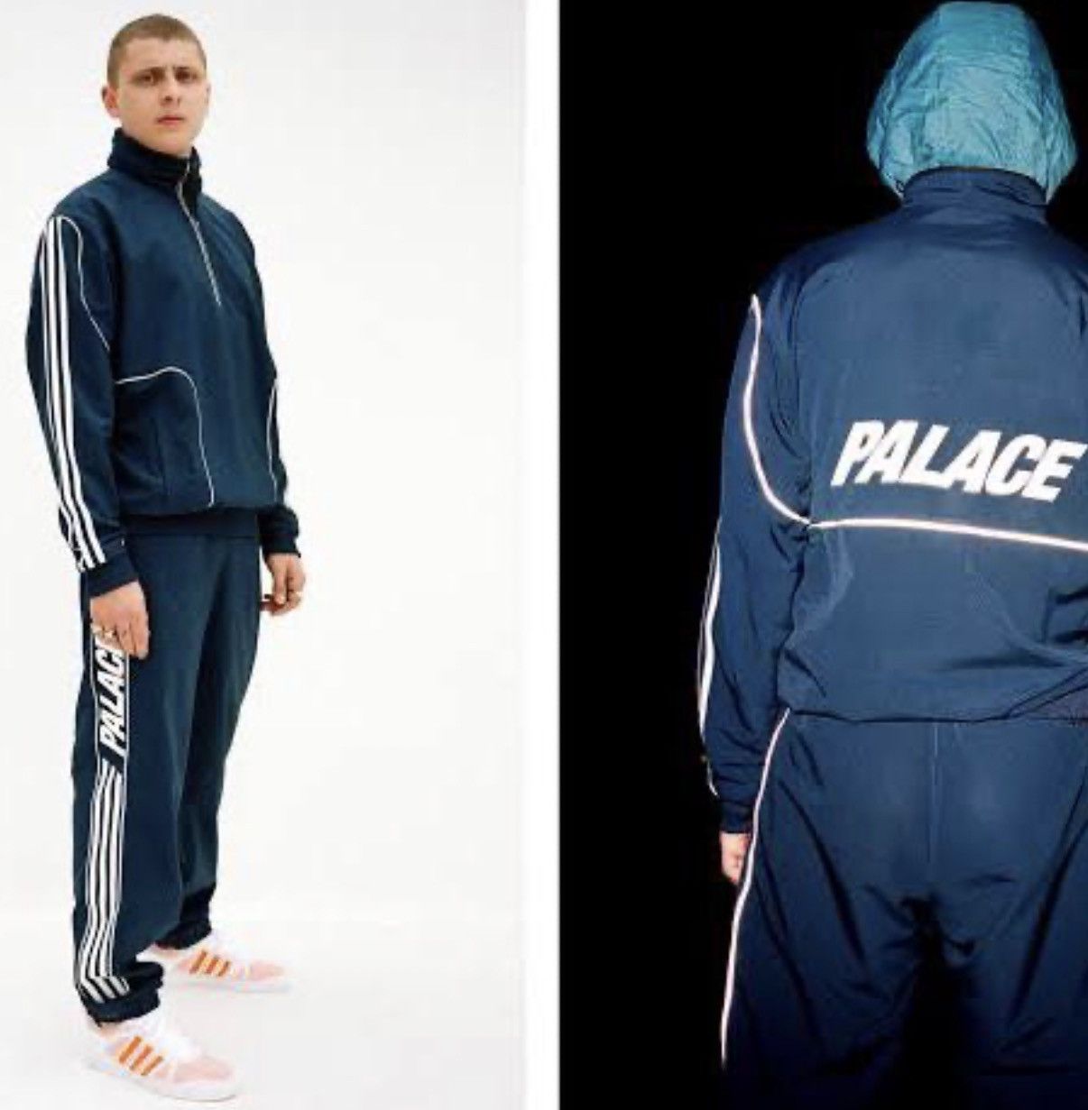 Adidas × Palace Palace x Adidas Track Jacket Size US XL / EU 56 / 4 - 1 Thumbnail