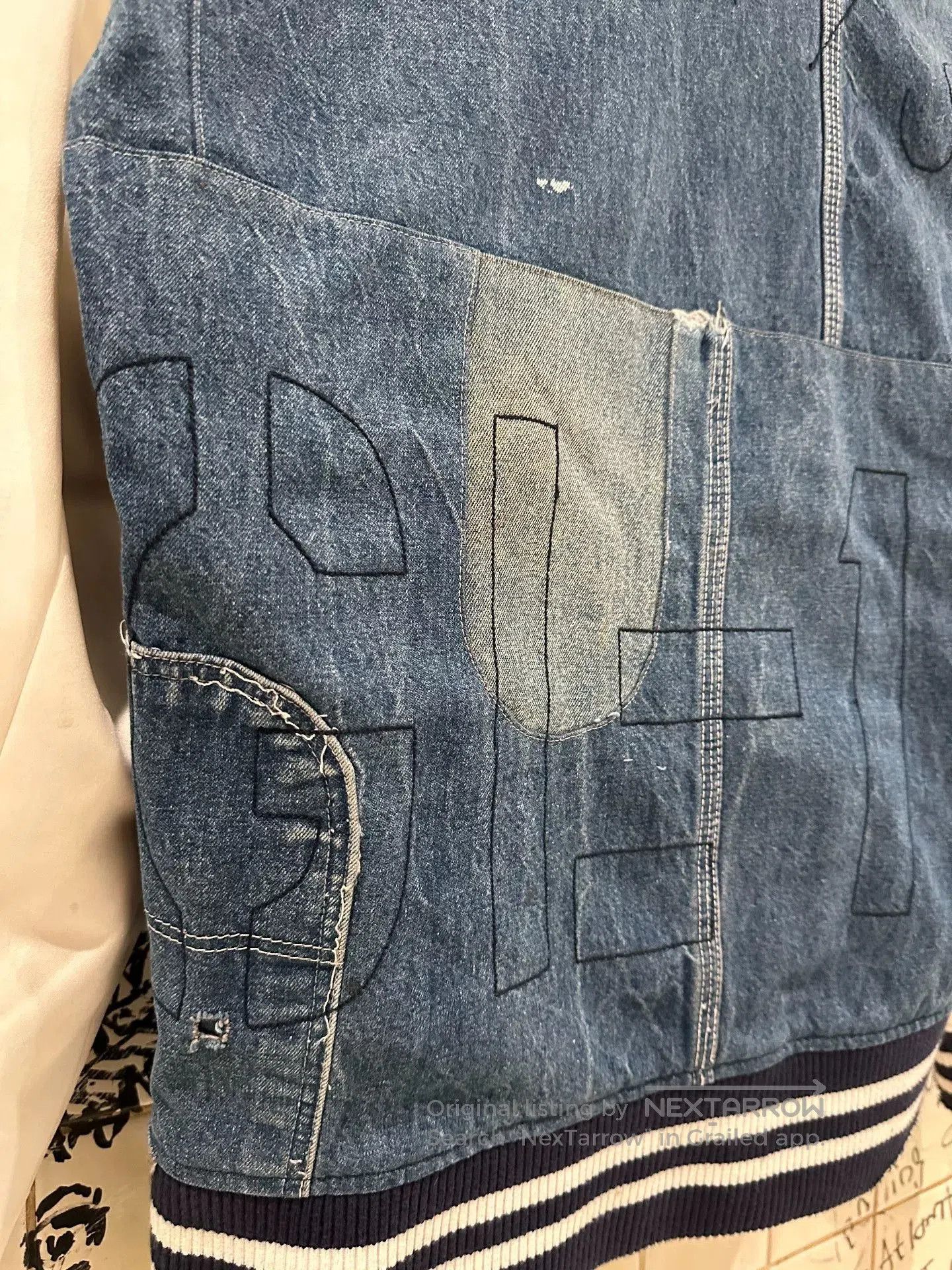 Greg Lauren Greg Lauren Denim Patchwork Jacket. Size US M / EU 48-50 / 2 - 9 Thumbnail