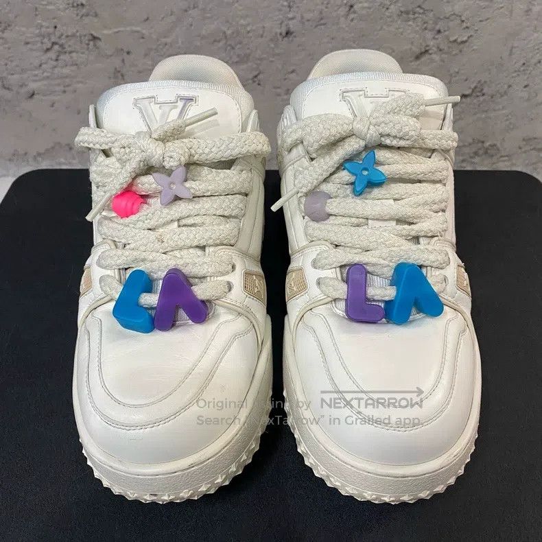 Louis Vuitton Louis Vuitton White chubby shoes Size US 8 / EU 41 - 6 Thumbnail
