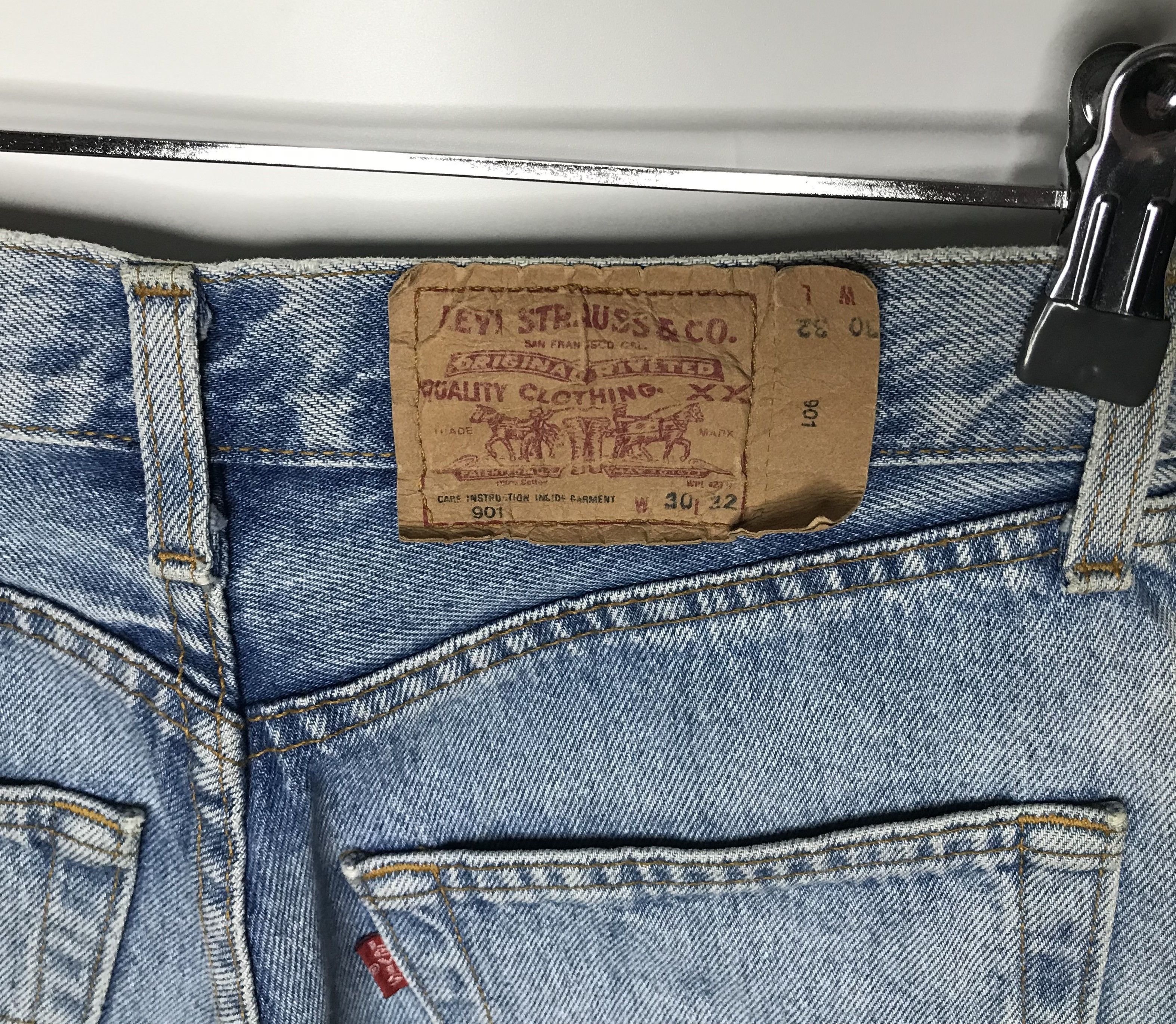 Levi's Vintage Denim Levi's 901 Made In France Jeans Size US 30 / EU 46 - 6 Thumbnail
