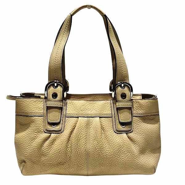 Coach Coach F13732 Leather Tote Bag Leather Tote Bag F13732 in White, Women's