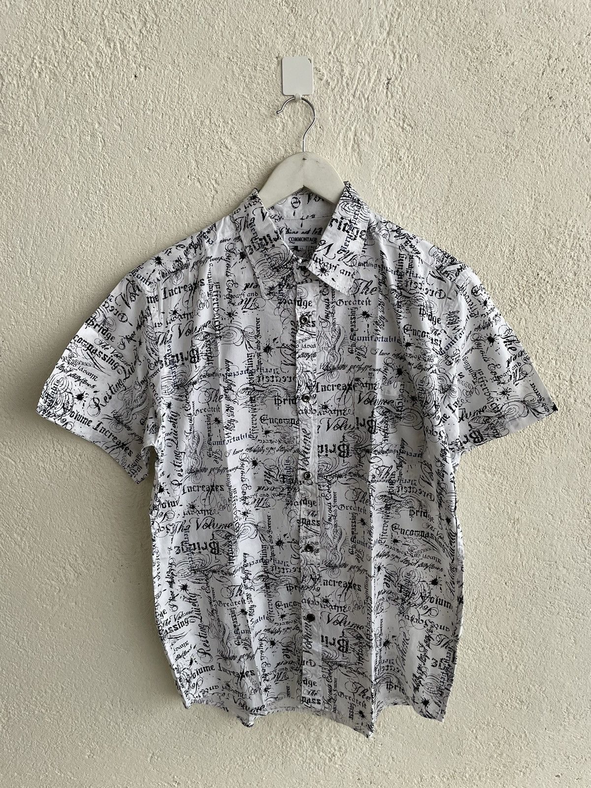Hysteric Glamour × If Six Was Nine × Le Grande Bleu (L.G.B.) 2000s Comontage japan Poem Full print shirt y2k style Size US L / EU 52-54 / 3 - 1 Thumbnail