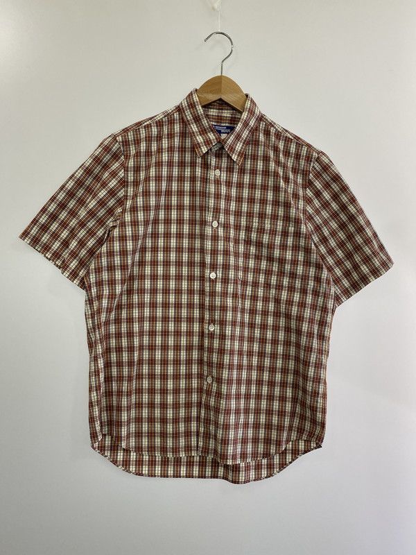 Shirt Multicolor Check Pattern Short Sleeve