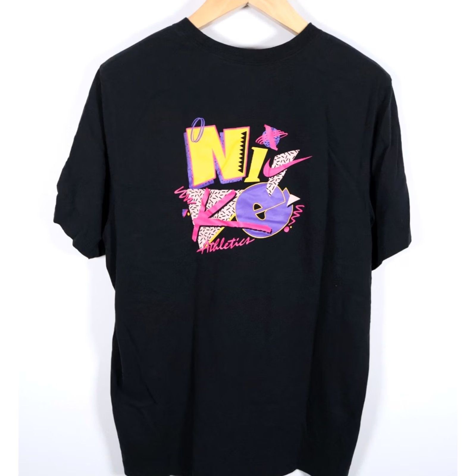 Nike Nike Athletics T-Shirt Men XL Black Dri Fit Double-Sided Cotton Blend 2XL Tag Size US XL / EU 56 / 4 - 2 Thumbnail