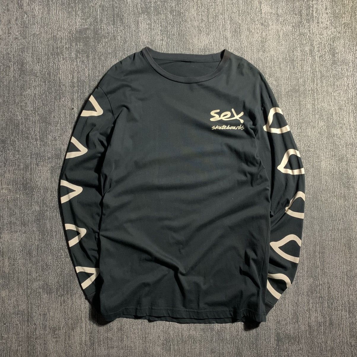 Sex Skateboards Vintage S*x Skateboard Longsleeve Size US M / EU 48-50 / 2 - 1 Thumbnail