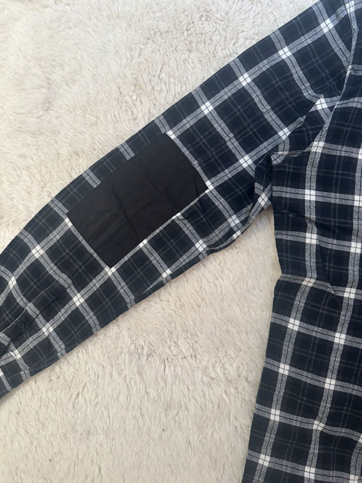 Neil Barrett Black & White/ Grey Shirt Size US L / EU 52-54 / 3 - 5 Thumbnail