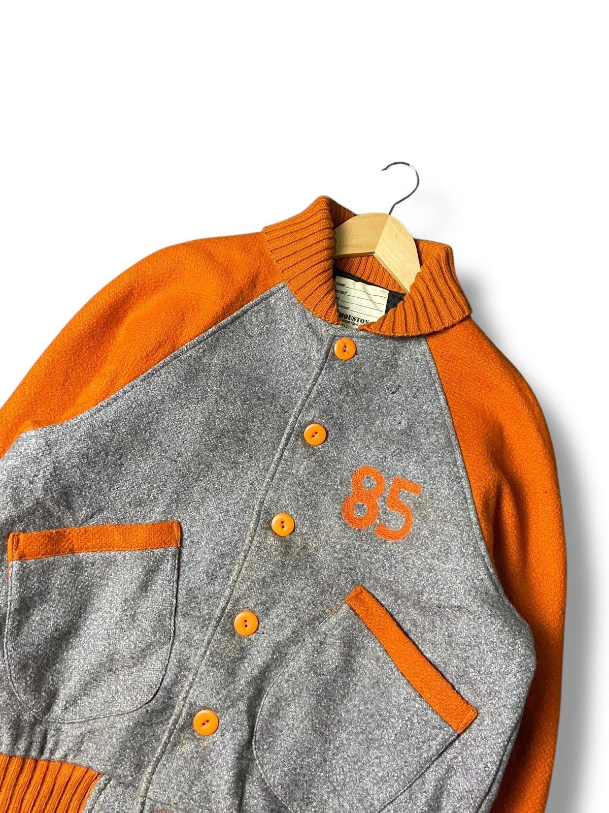 Japanese Brand Vintage Houston Sportswear Premontre Varsity Jacket (150) Size US S / EU 44-46 / 1 - 3 Thumbnail