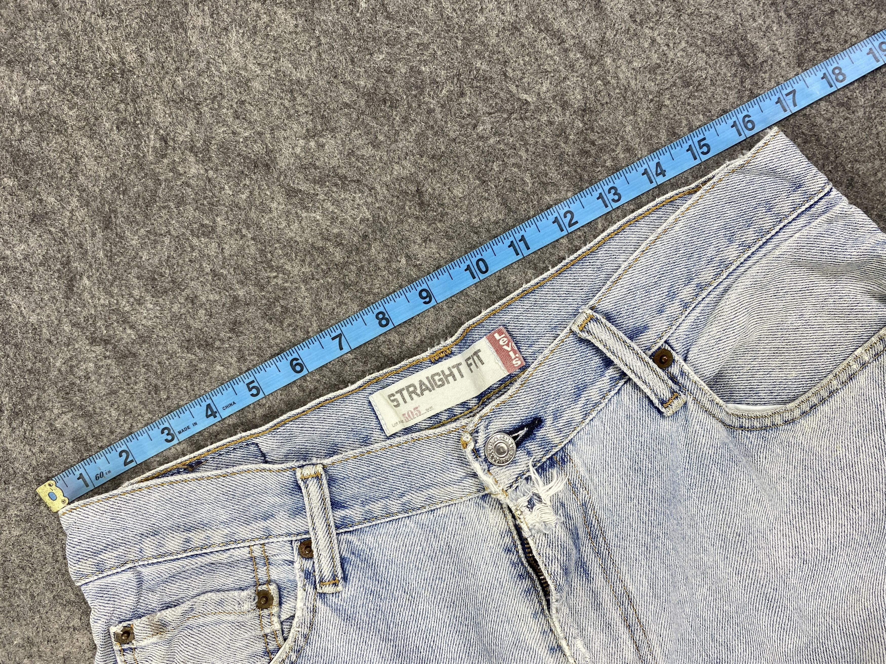 Levi's Light Blue Wash Vintage Levi's 505 33x29.5 Denim -JN1784 Size US 33 - 5 Thumbnail