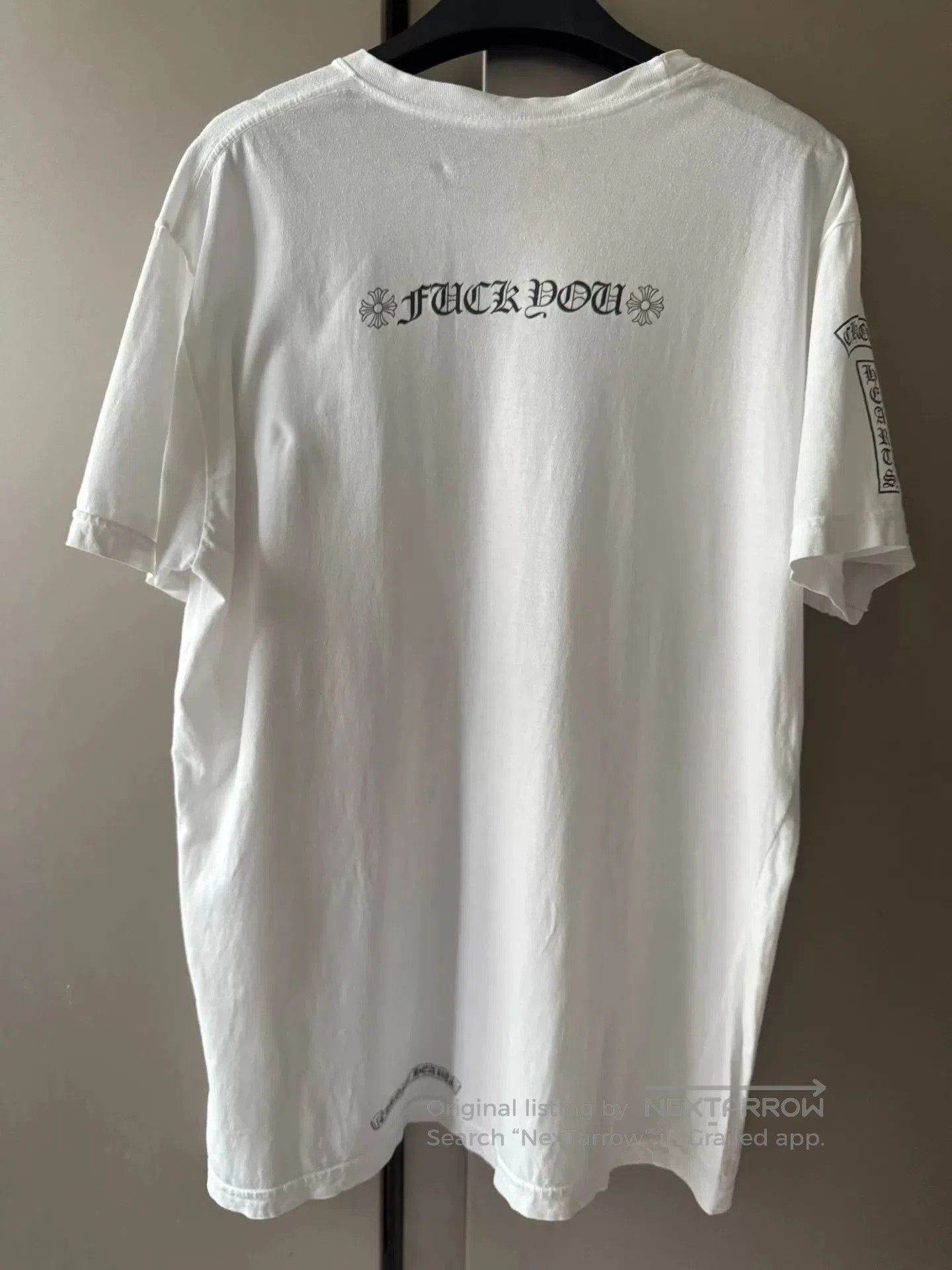 Chrome Hearts Chrome Hearts White Sanskrit Back Print Tee. Size US L / EU 52-54 / 3 - 1 Thumbnail