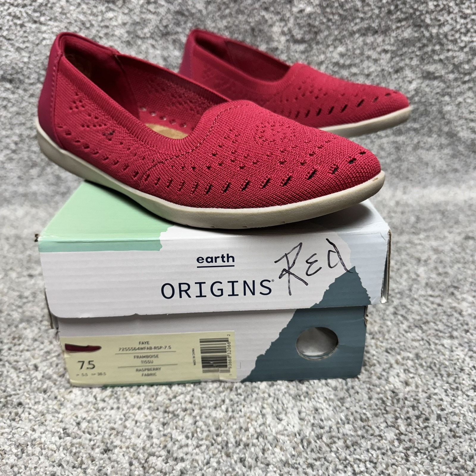 Other Earth Origins Faye Womens 7.5 Boho Chic Perforated Office Size US 7.5 / IT 37.5 - 1 Thumbnail