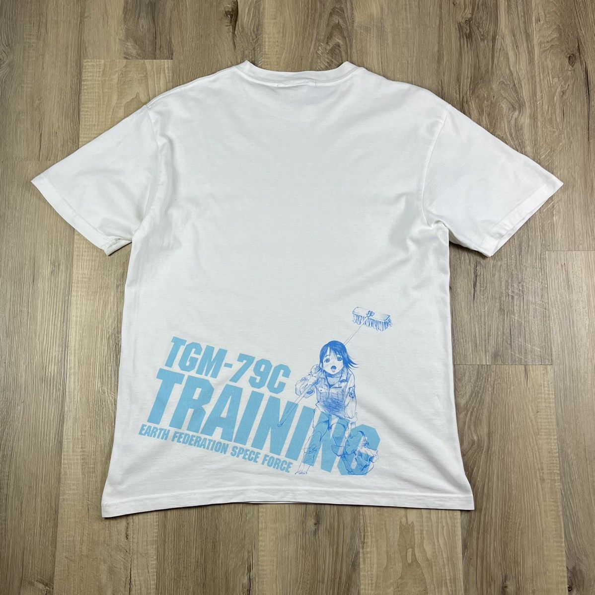 Japanese Brand × Vintage Cospa Gundam TGM-79C Anime White T-shirt Mens Large Size US L / EU 52-54 / 3 - 1 Thumbnail