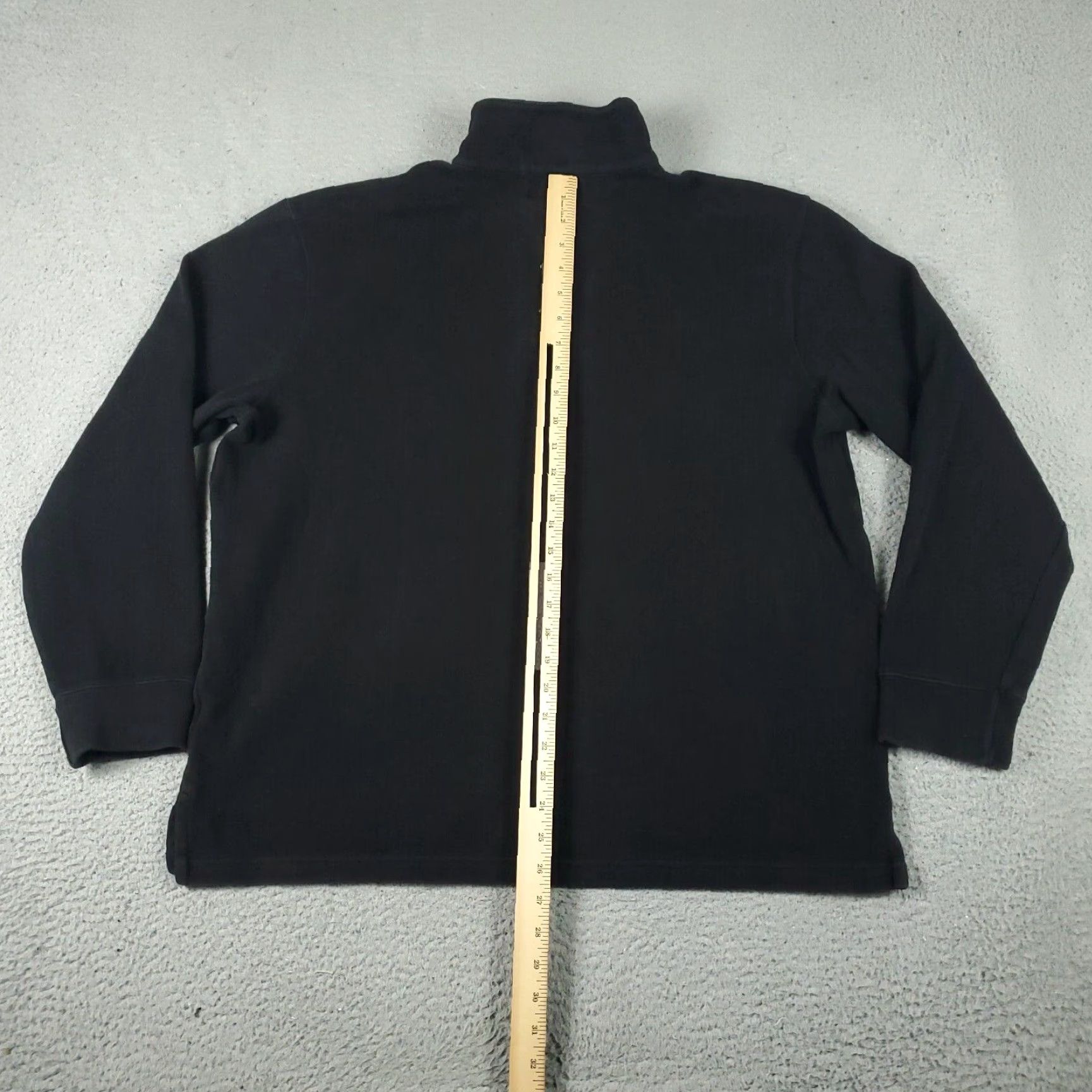 Ralph Lauren Ralph Lauren Mens XL Black Pony 1/4 Zip Pullover Sweatshirt Casual Sweater Size US XL / EU 56 / 4 - 6 Thumbnail