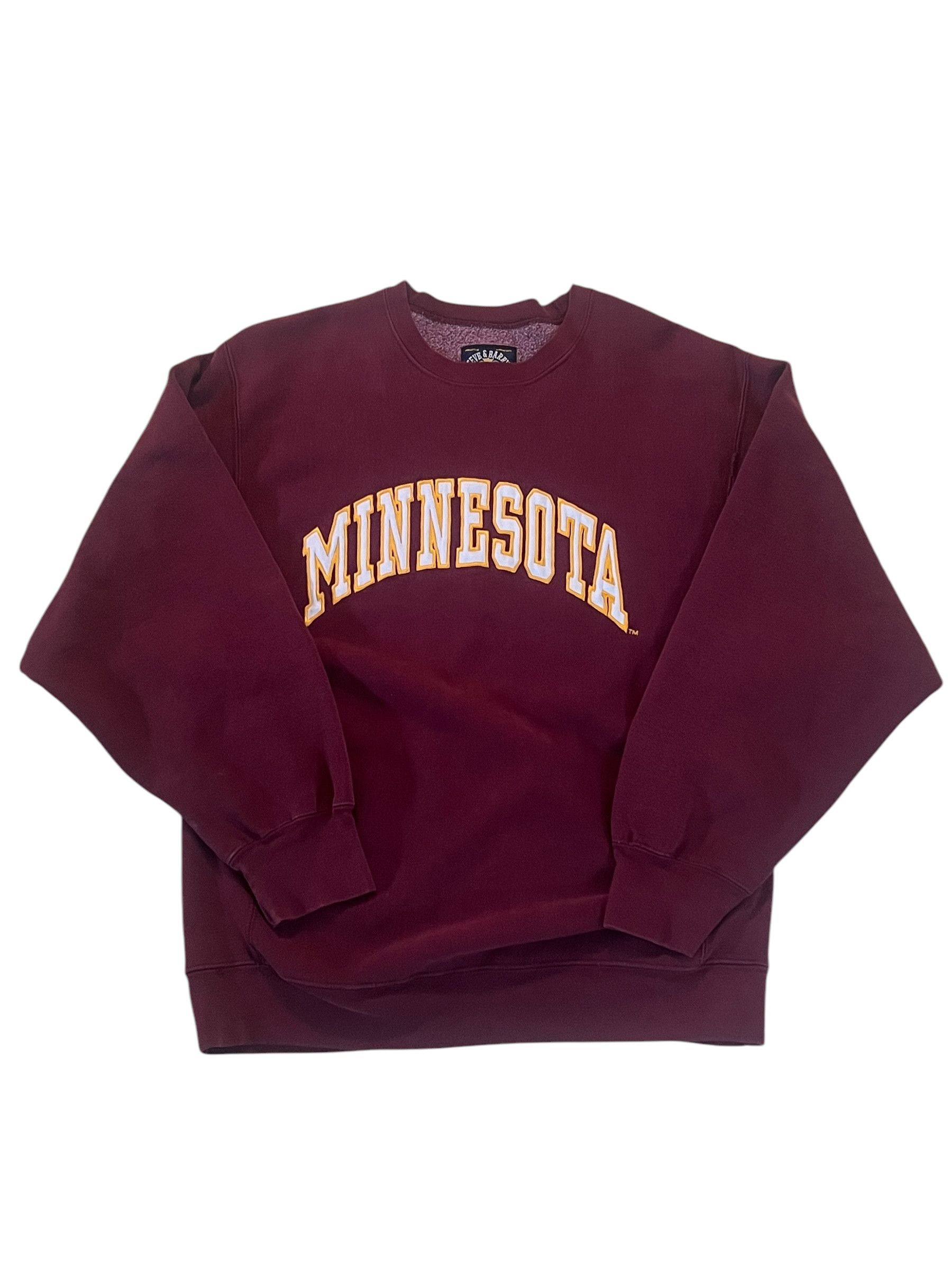 Steve And Barrys Minnesota Sweatshirt Steve & Barry's Burgundy Size Large Size US L / EU 52-54 / 3 - 1 Preview