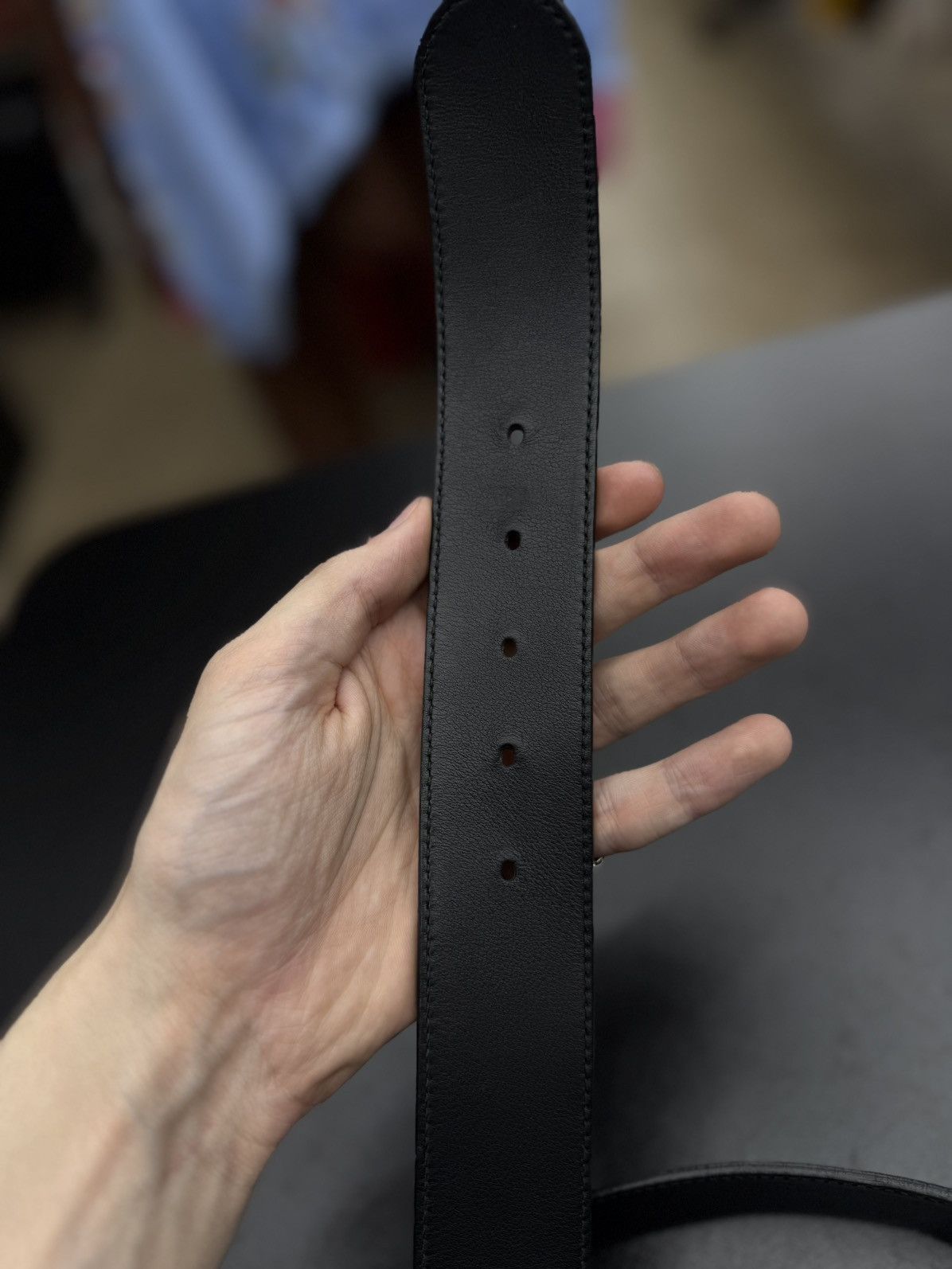 Gucci Gucci Black Monogram Belt Size 95/38 🧼 Size 38 - 11 Thumbnail