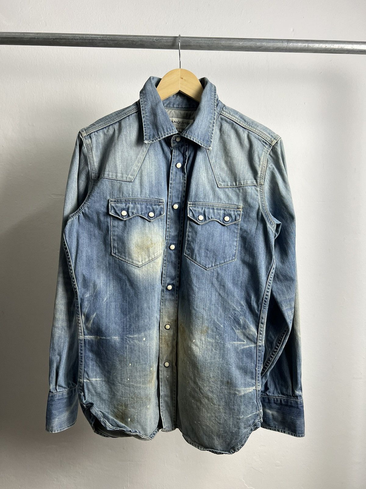 2000's Vanquish Japan WesternWear Distressed Shirt