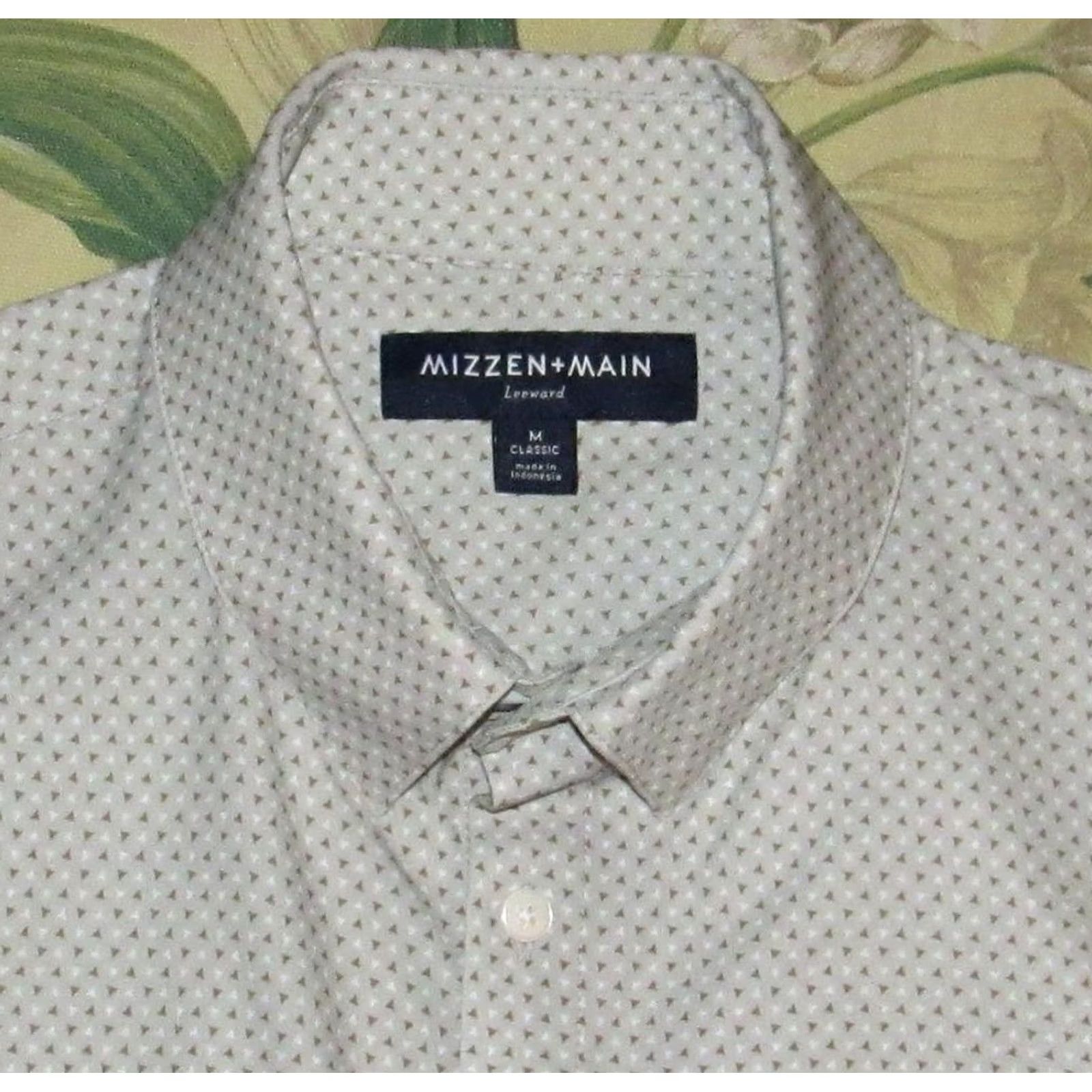Mizzen+Main MIZZEN + MAIN Leeward Long Sleeve Shirt Medium In Micro Chip Geo Print Men XS? Size US M / EU 48-50 / 2 - 2 Thumbnail