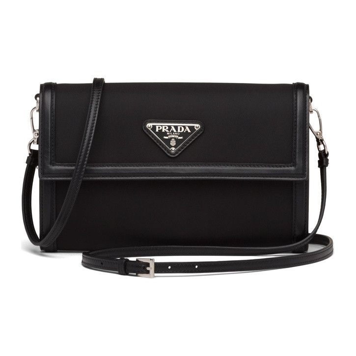 Prada Prada Triangle Logo Nylon Shoulder Bag Size ONE SIZE - 1 Thumbnail