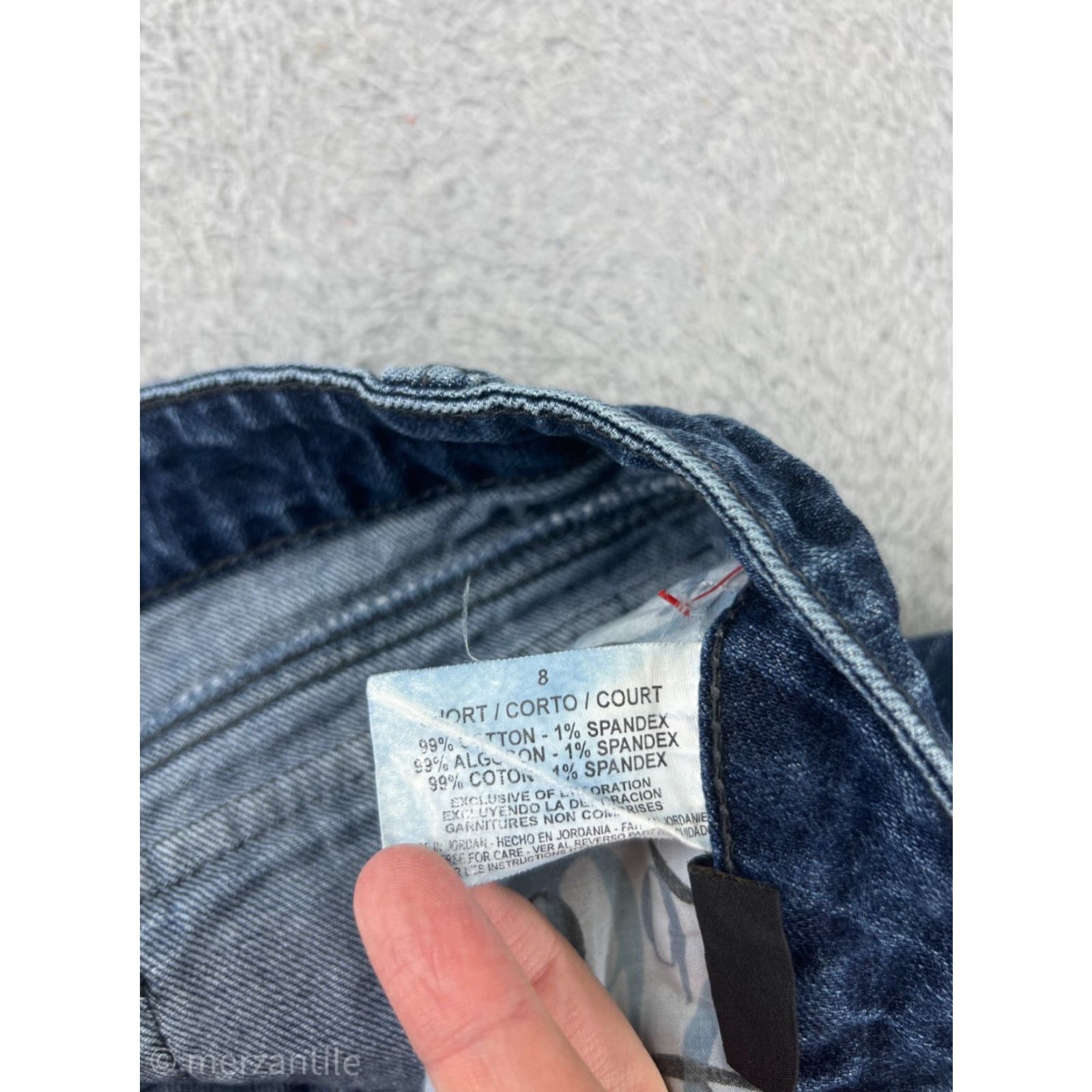 Nine West Nine West Jeans Womens 8 Bootcut Blue Denim Cotton Blend Stretch Pockets Logo 28 Inseam 5-Pocket Regular Maroon? Size 30" / US 8 / IT 44 - 5 Thumbnail