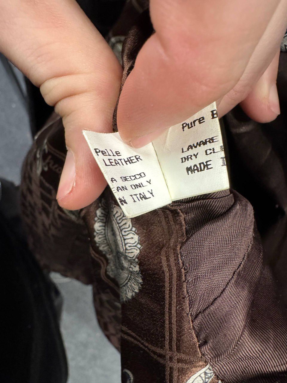 Brioni Men’s Embossed Leather Jacket – Size IT 52 / XL Size US XL / EU 56 / 4 - 10 Thumbnail