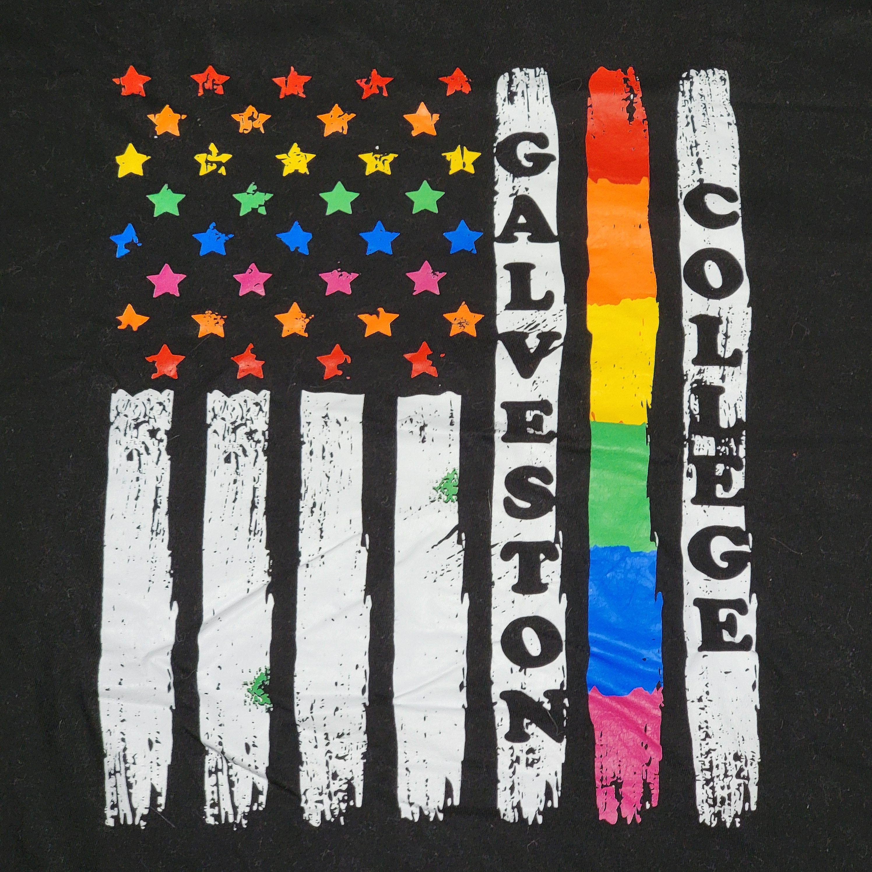 Other Galveston College SS Black Unisex Tee "Pride" - Size XL Size US XL / EU 56 / 4 - 2 Thumbnail