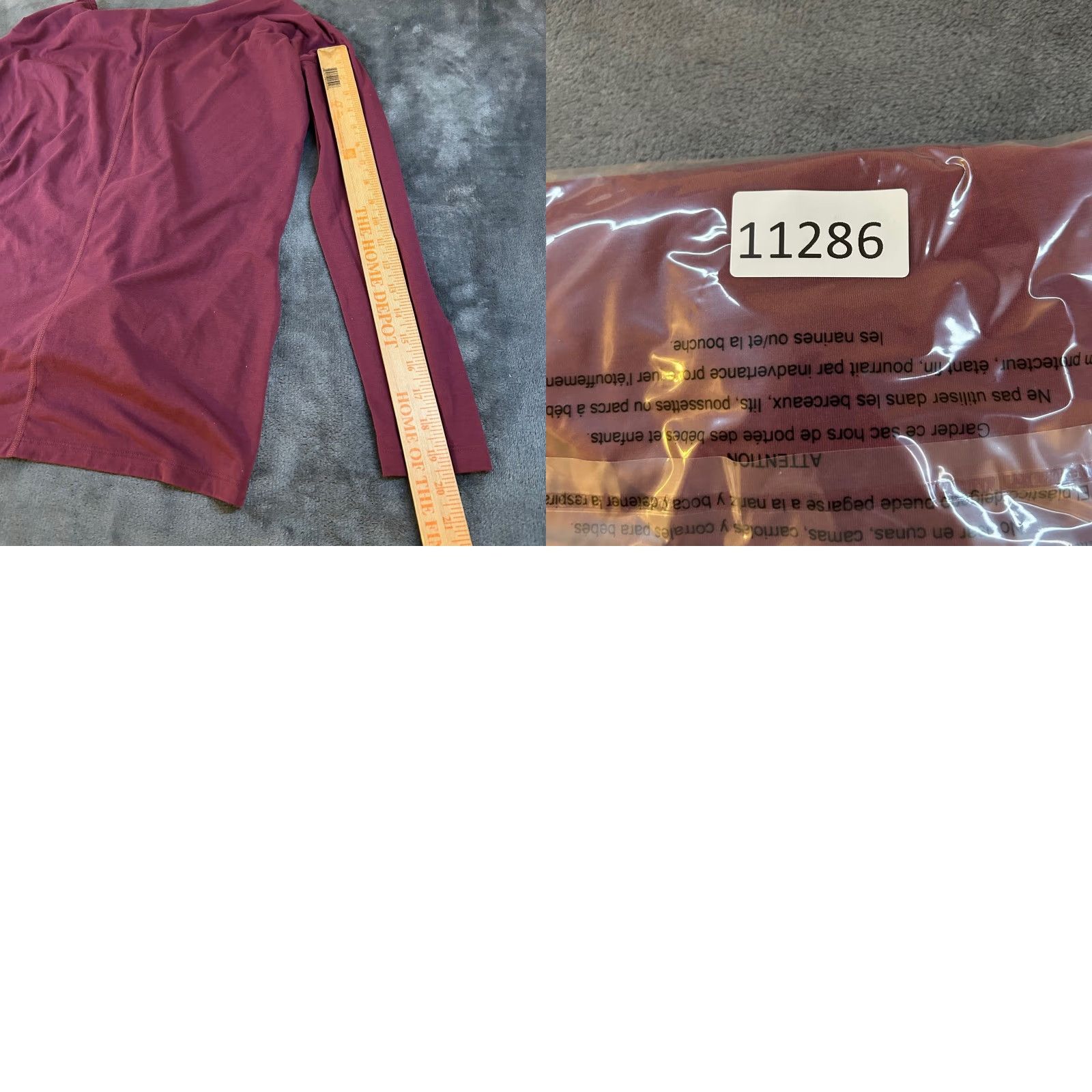 Nike Nike Dri-FIT Long Sleeve Top Athletic Shirt Burgundy Womens Small Size S / US 4 / IT 40 - 8 Thumbnail