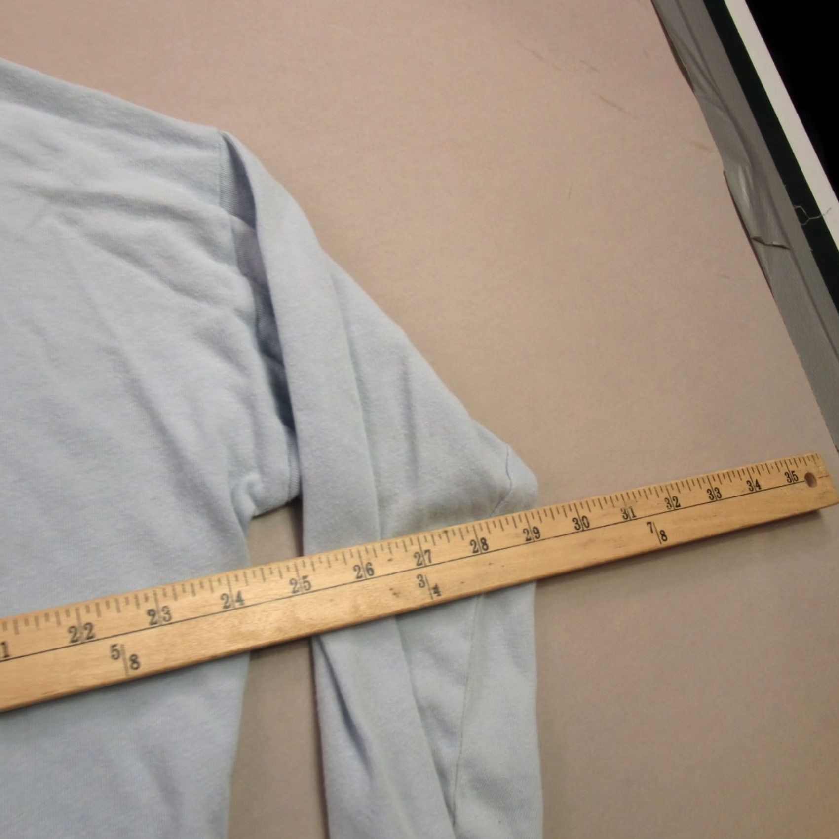 Eileen Fisher Pact Shirt Womens Small 3/4 Sleeve Crew Neck Outdoor Lightweight Blue Casual Shirt Size S / US 4 / IT 40 - 7 Thumbnail
