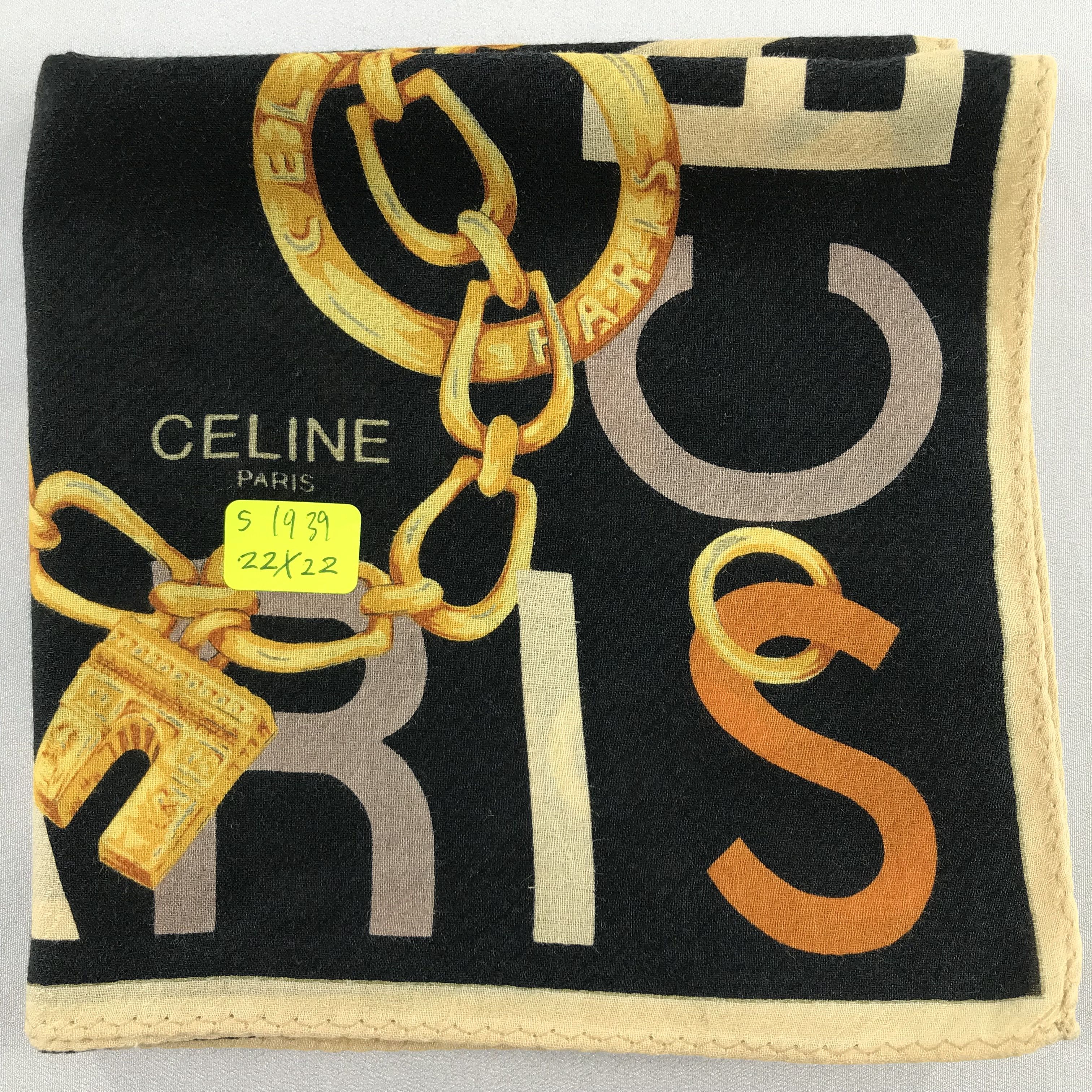 Celine × Vintage Celine Bandana / Handkerchief / Neckerchief - S1939 Size ONE SIZE - 5 Thumbnail