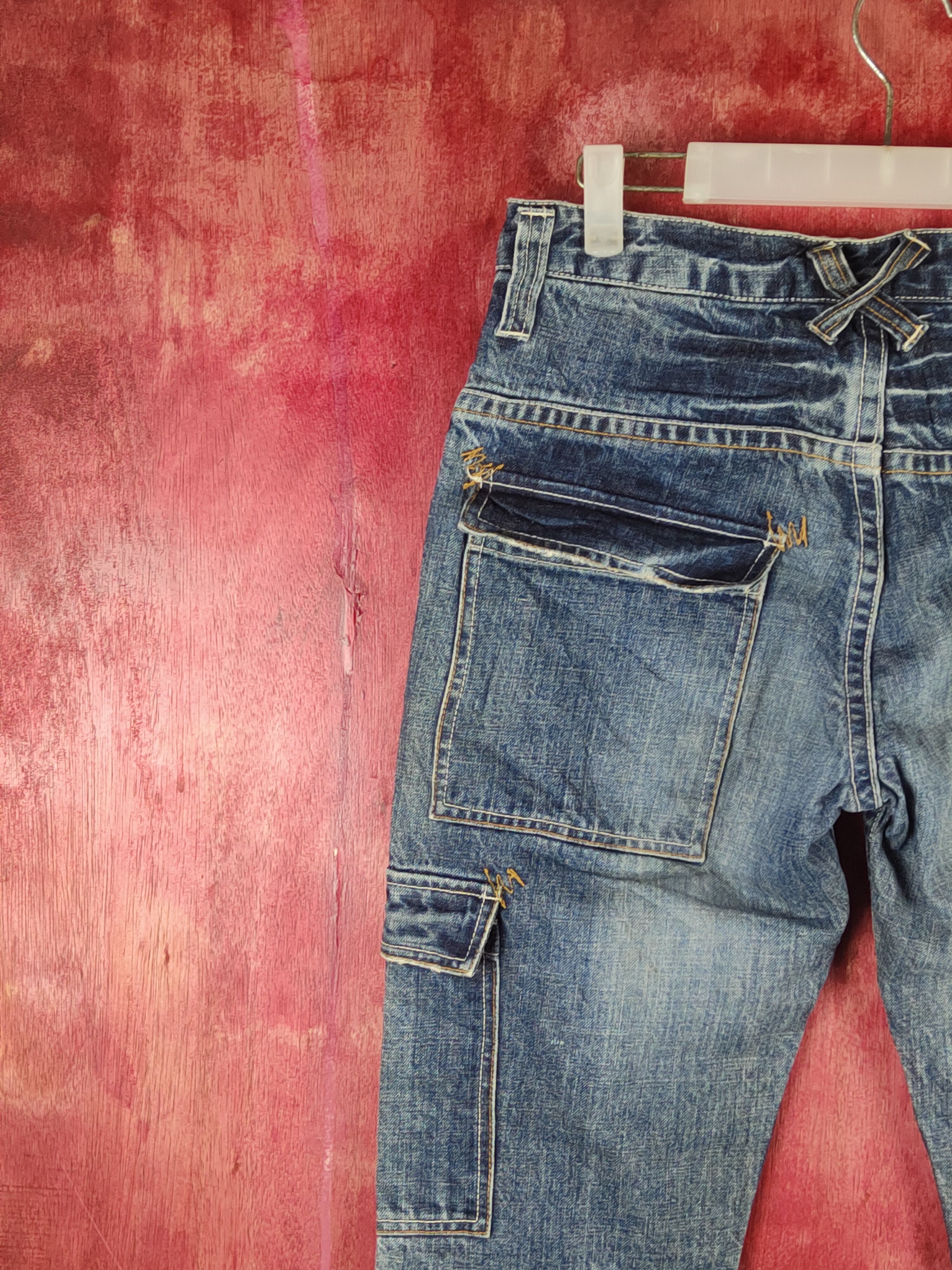 Dickies Dickies Dark Blue Distressed Ripped Jeans #S2365 Size US 30 / EU 46 - 8 Thumbnail