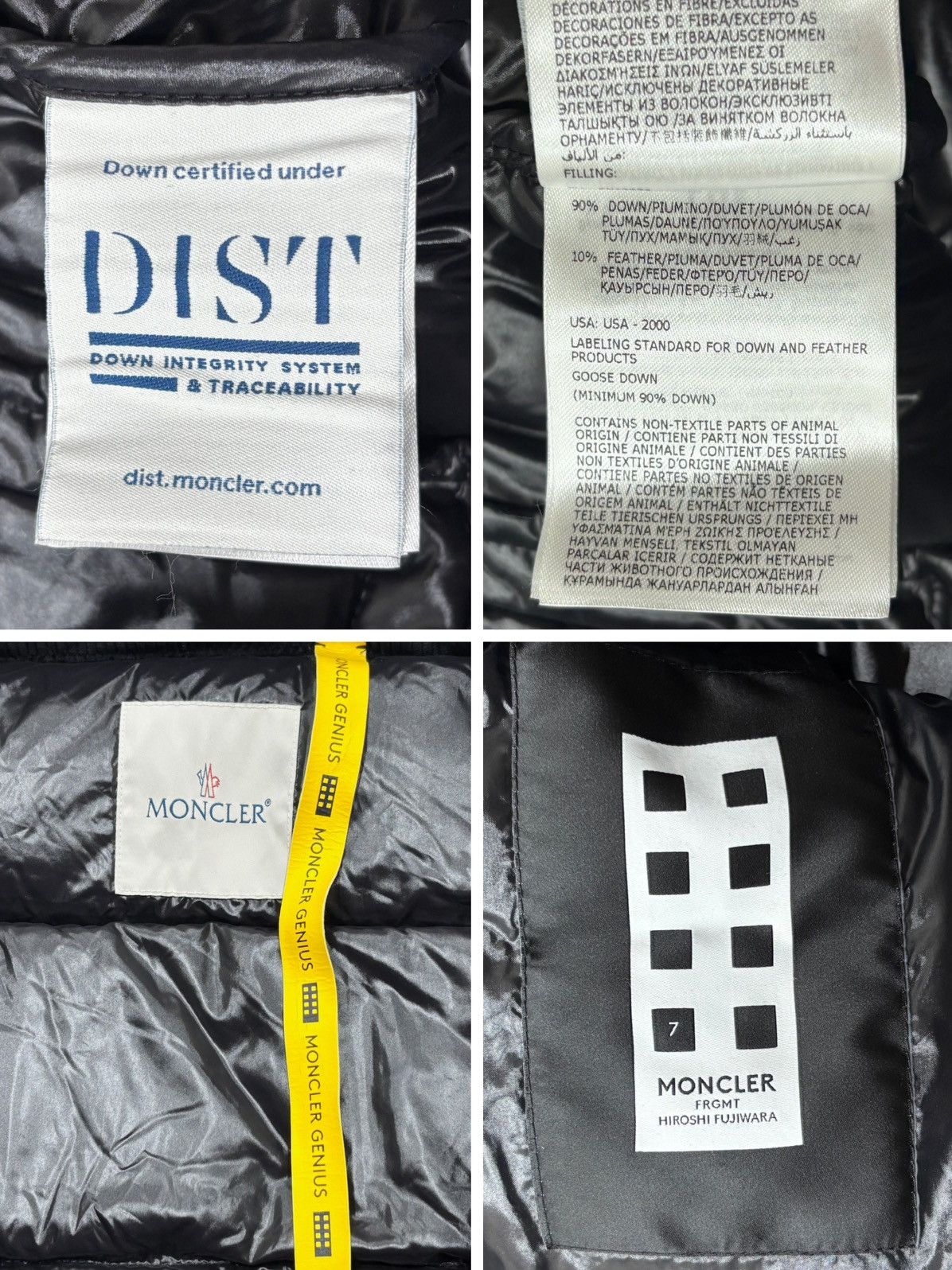 Fragment Design × Moncler Moncler x Fragment Donnie Short Down Jacket Size US L / EU 52-54 / 3 - 3 Thumbnail