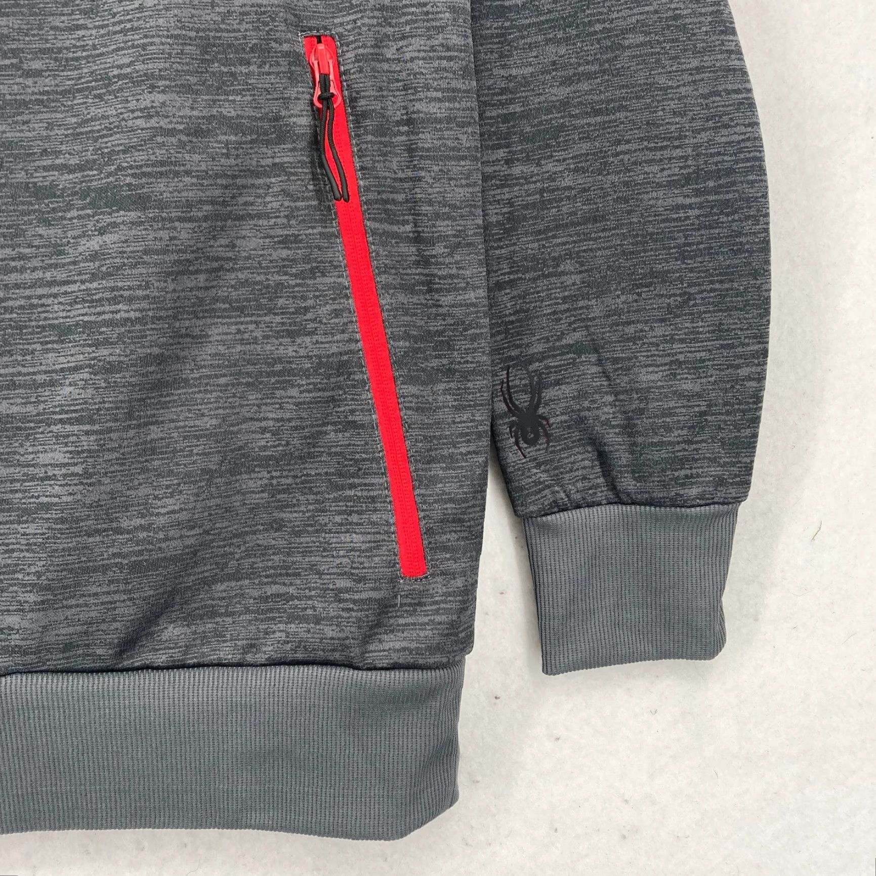 Spyder Spyder Active ProWEB Pullover Hoodie Mens Small Dark Gray Stretch Quick Dry NWT Size US S / EU 44-46 / 1 - 4 Thumbnail