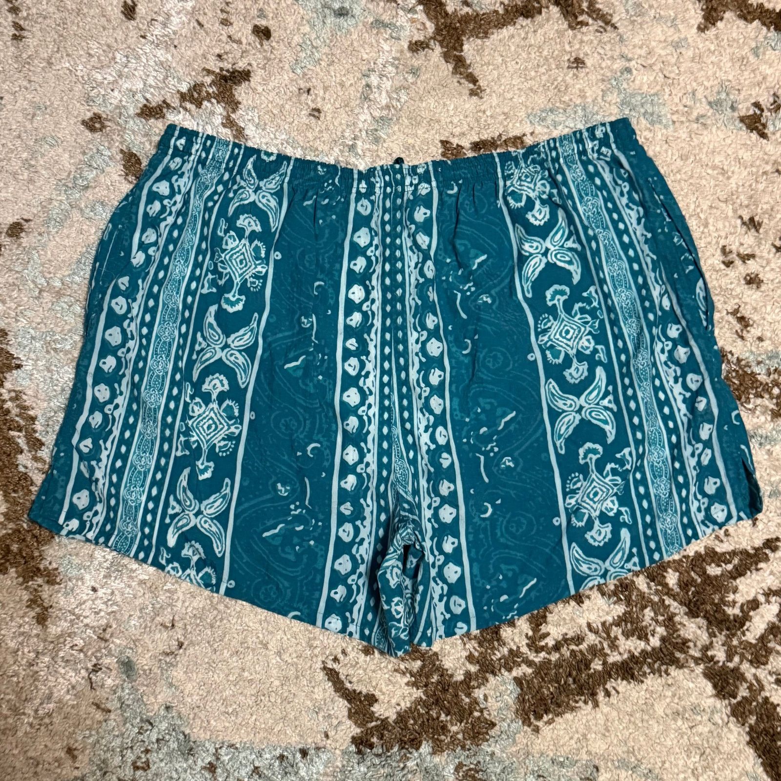 Champion × Vintage Vintage Champion Abstract Swim Trunks Nylon Shorts XL 90s Size US 38 / EU 54 - 2 Thumbnail