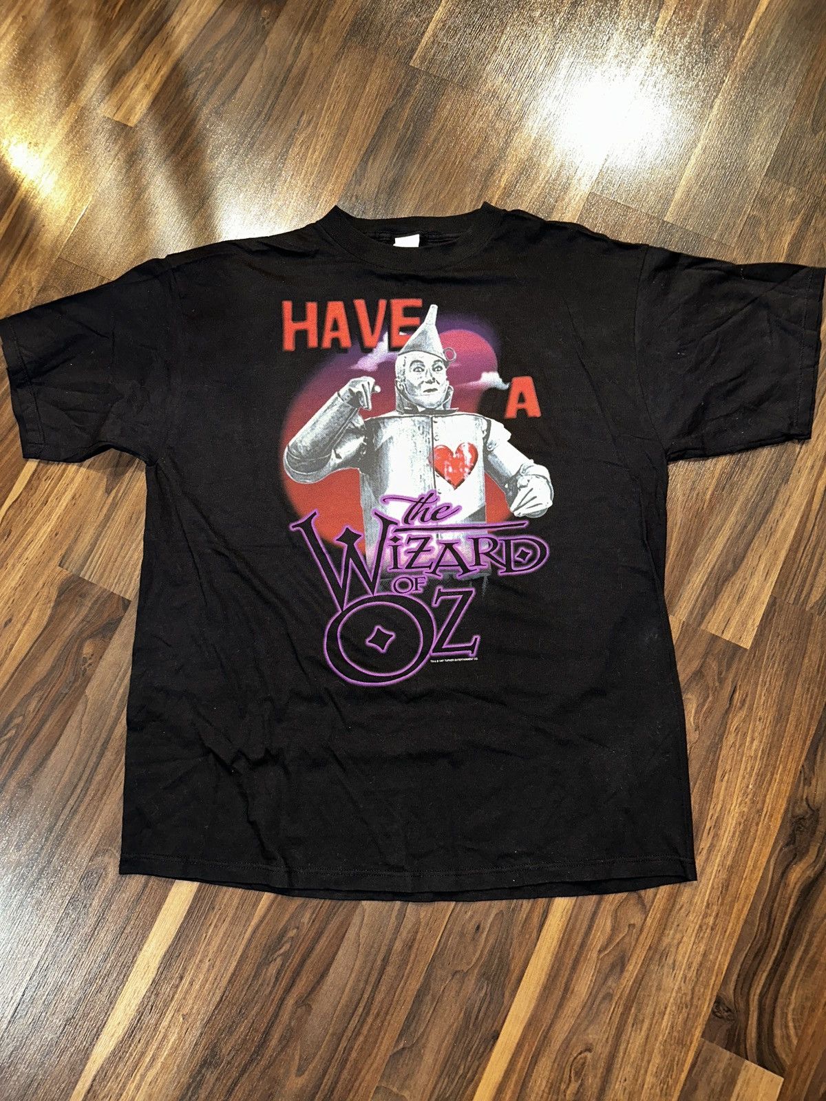 Vintage RARE Vtg 1997 MGM Grand: Wizard Of OZ Tinman Tee 2XL Size US XXL / EU 58 / 5 - 6 Thumbnail