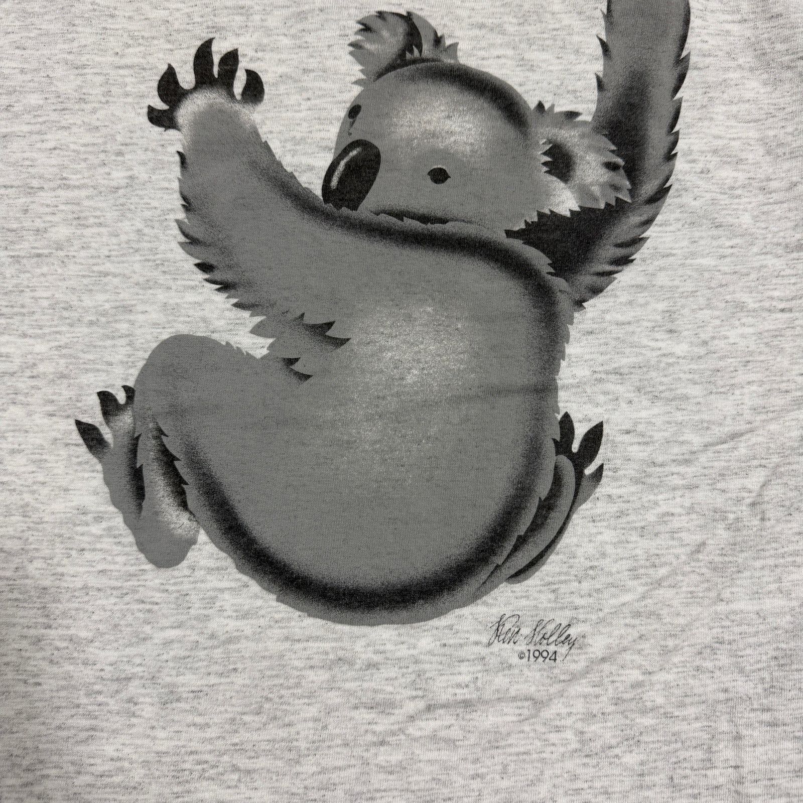 Vintage Vintage Koala Bear Graphic Shirt Large 90s Single Stitch Size US L / EU 52-54 / 3 - 3 Thumbnail
