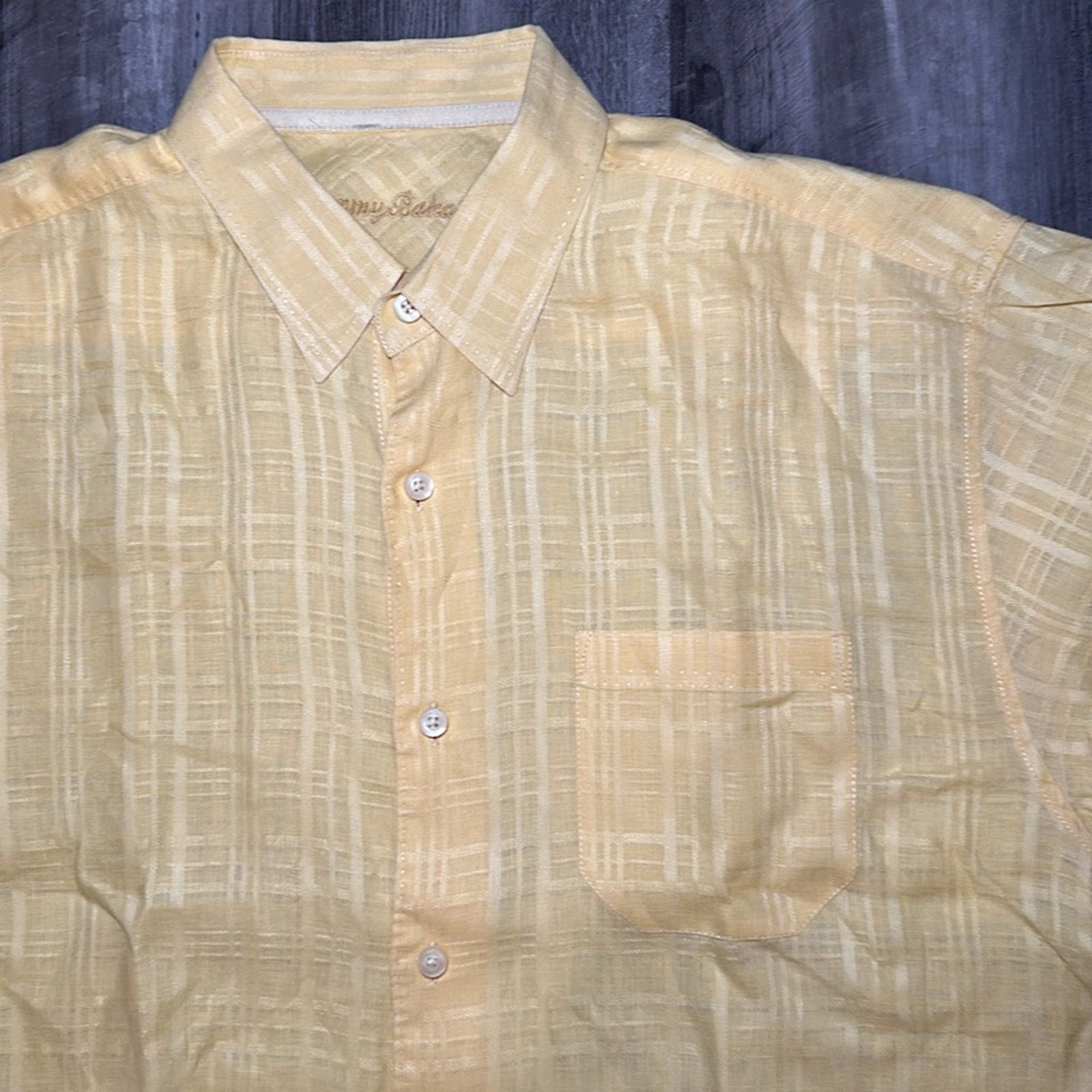 Tommy Bahama Tommy Bahama Linen Plaid Short Sleeve Button Down - XL Size US XL / EU 56 / 4 - 5 Thumbnail