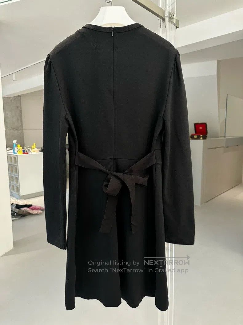 Valentino Valentino Black dress with double-breasted design Size L / US 10 / IT 46 - 3 Thumbnail