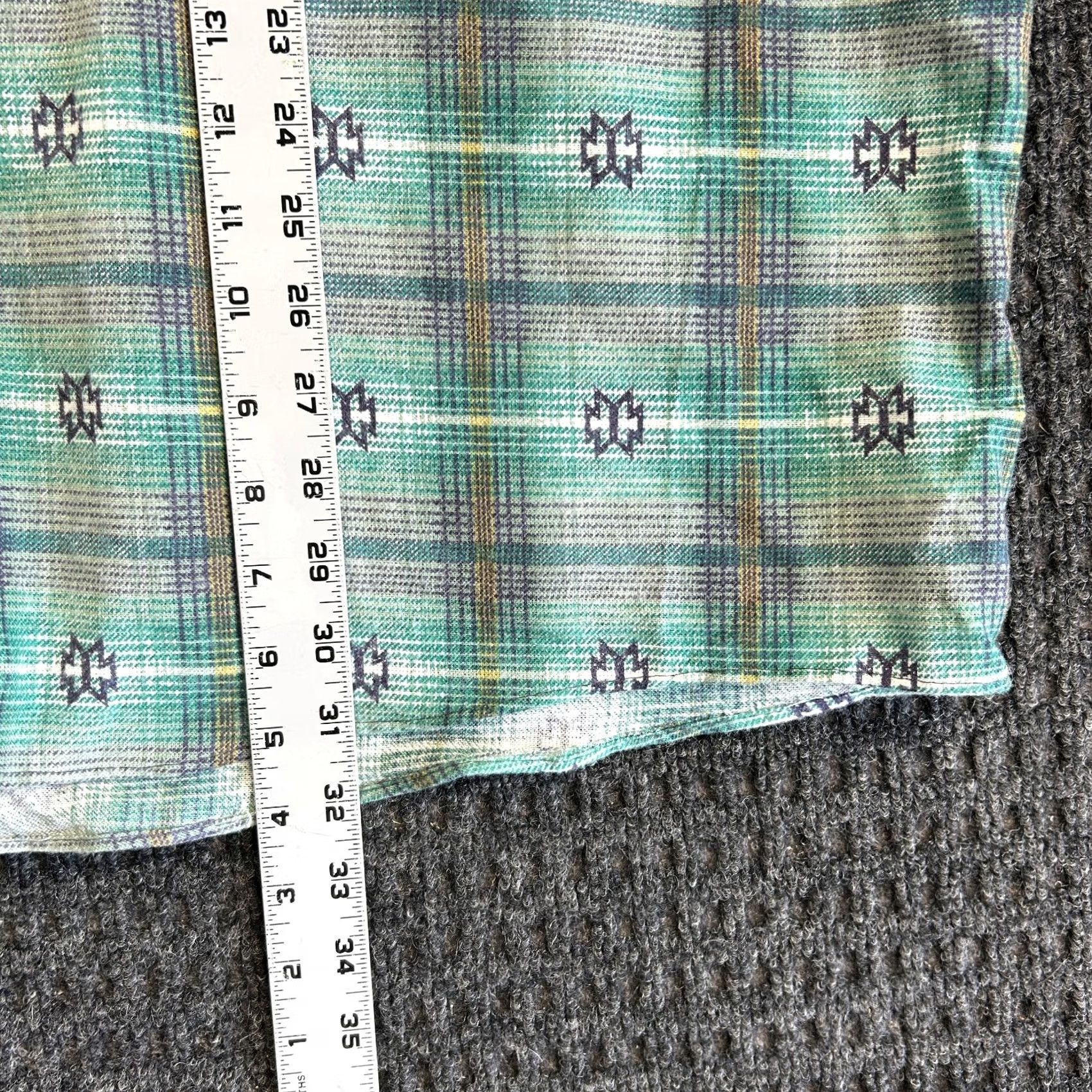 Vintage VINTAGE American Edition Flannel Shirt Button Green Purple Plaid 2XL Made in USA Shirt Mens 2XL Green Purple Plaid 90s Western Button-Up Size US XXL / EU 58 / 5 - 6 Thumbnail