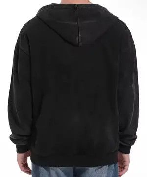 Other High Street Fashion Retro Black Cotton Acid Washed Hoodies Size US XL / EU 56 / 4 - 3 Thumbnail