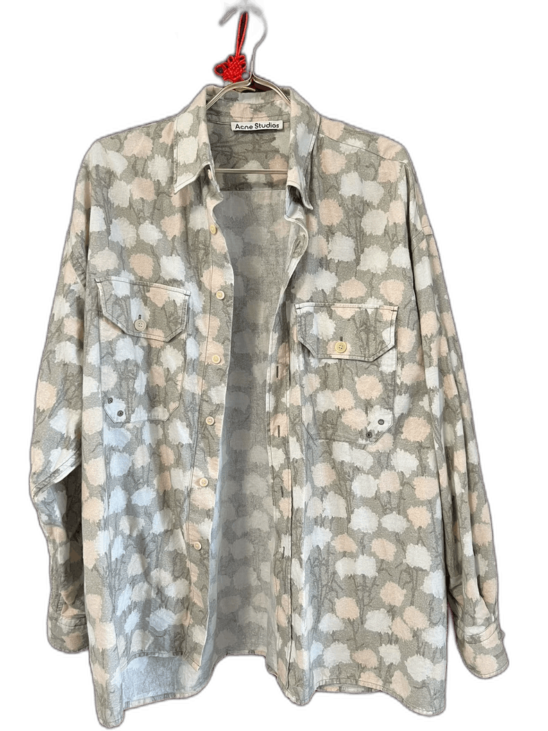 Acne Studios acne studios long sleeve patterned shirt Size US XS / EU 42 / 0 - 1 Thumbnail