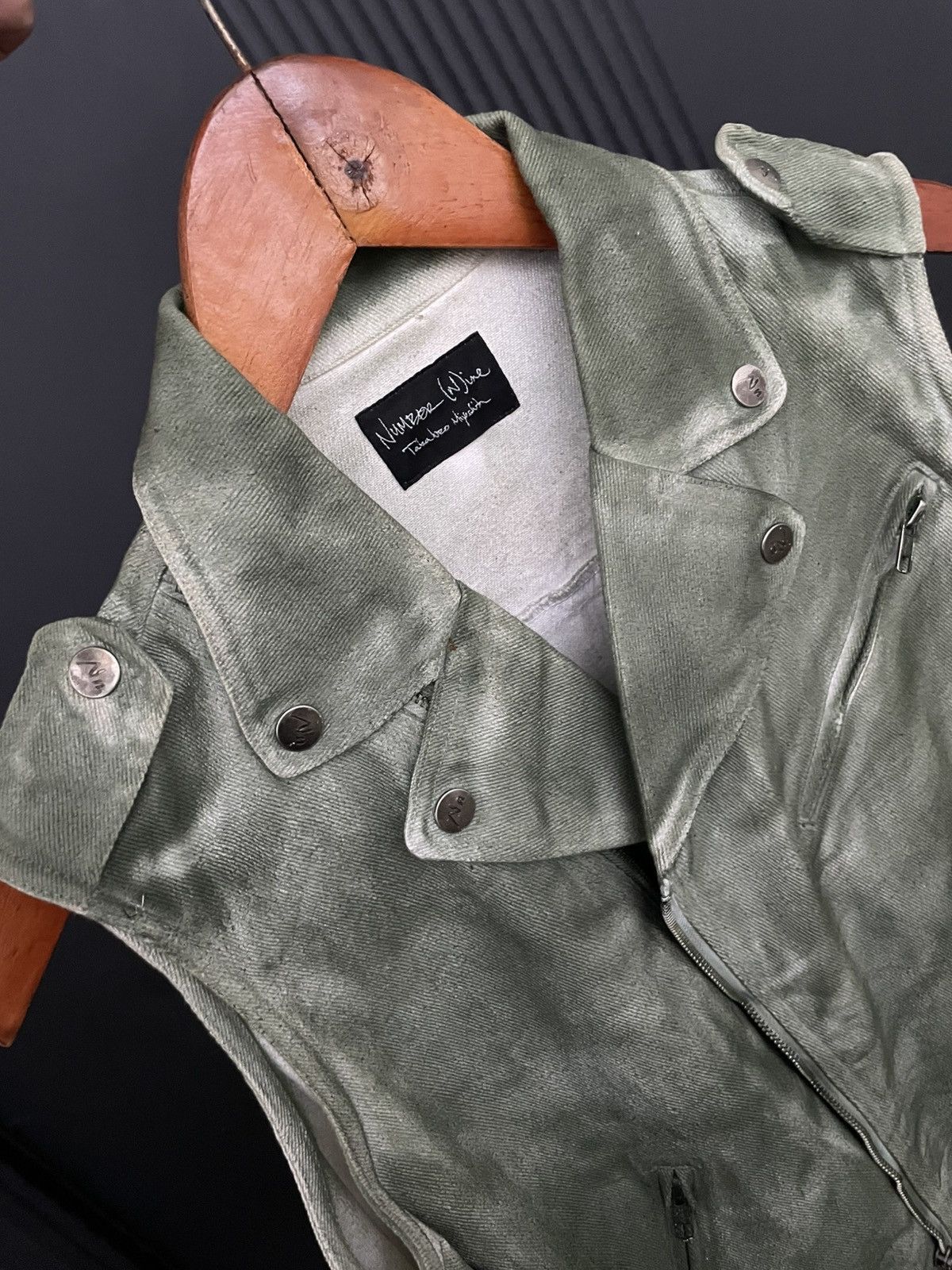 Levi's NUMBER (N)INE takahiro miyashita biker vest size S Size US M / EU 48-50 / 2 - 4 Thumbnail