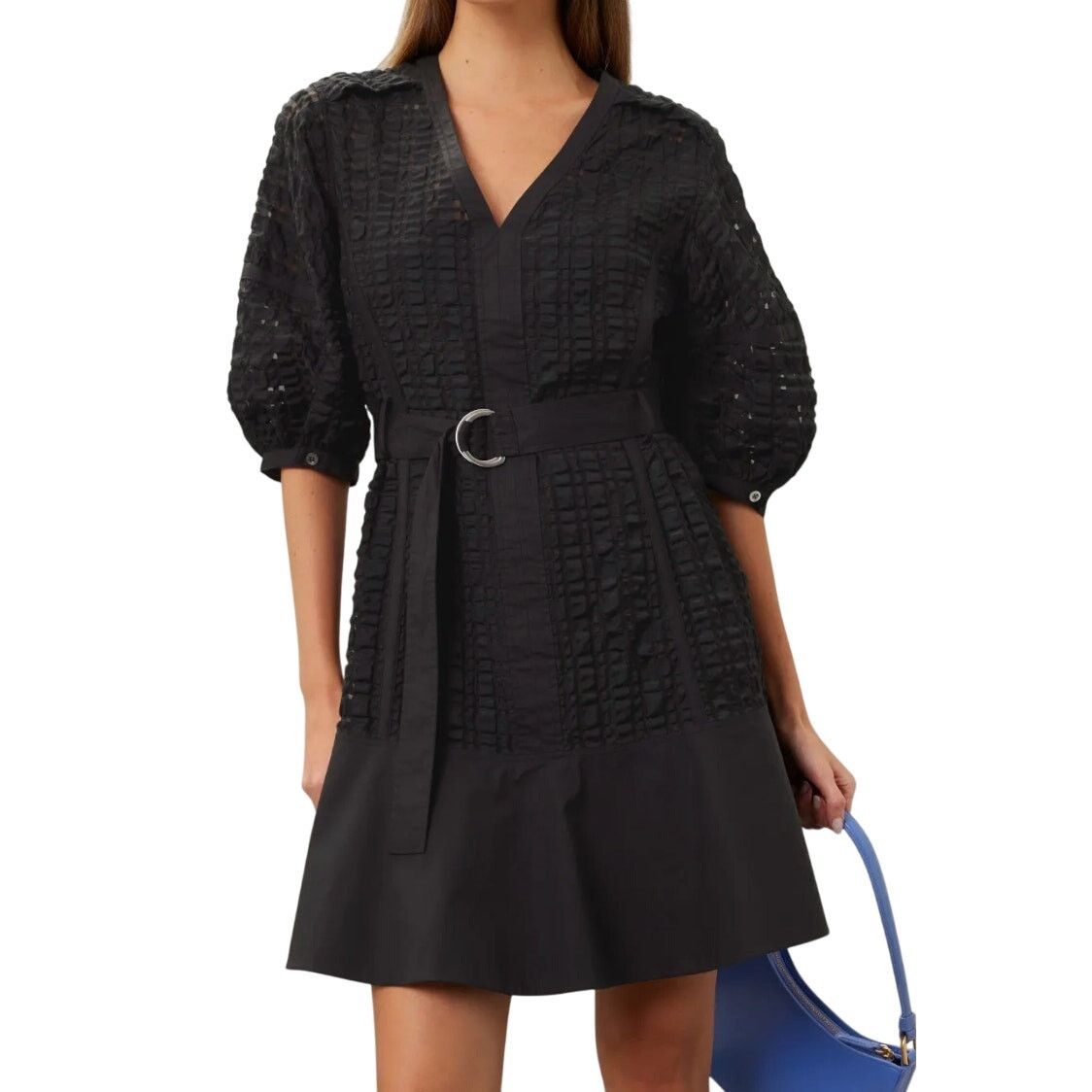 3.1 Phillip Lim 3.1 Phillip Lim Puff Sleeve Dress in Black, Size US 4 Size S / US 4 / IT 40 - 2 Thumbnail